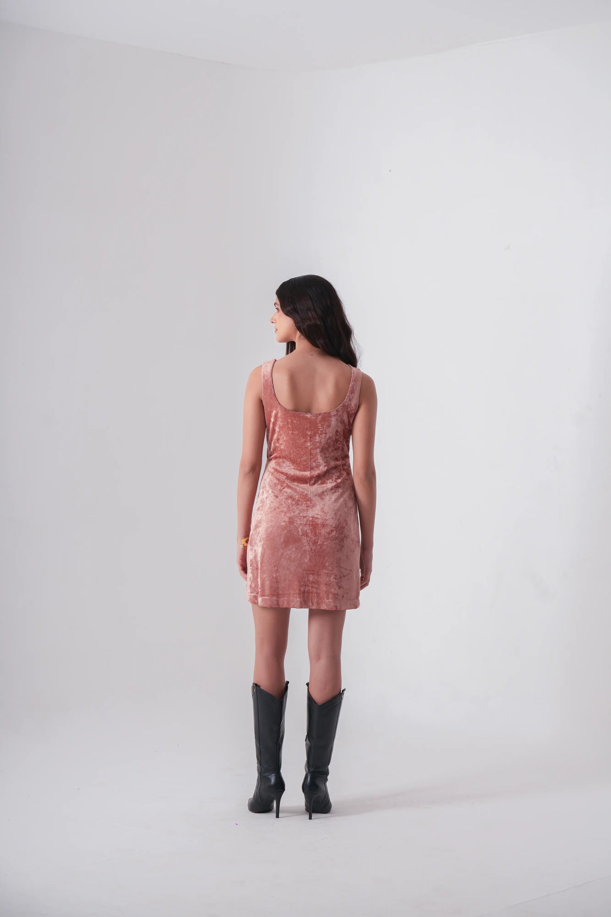 Rosy slit dress Label By Mohita