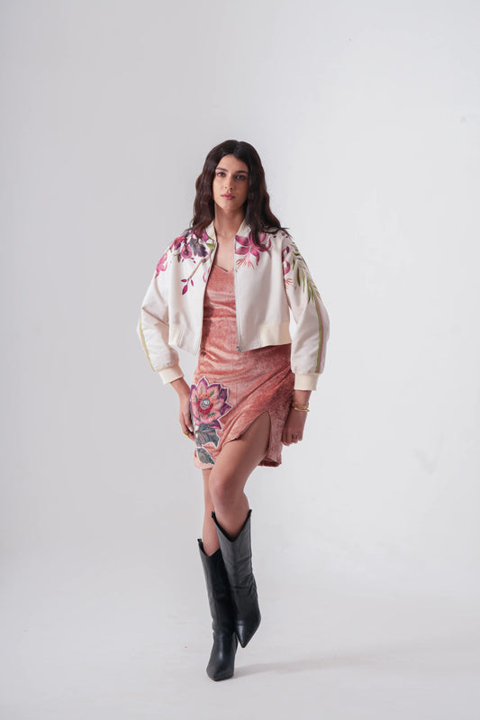 Rosy slit dress Label By Mohita