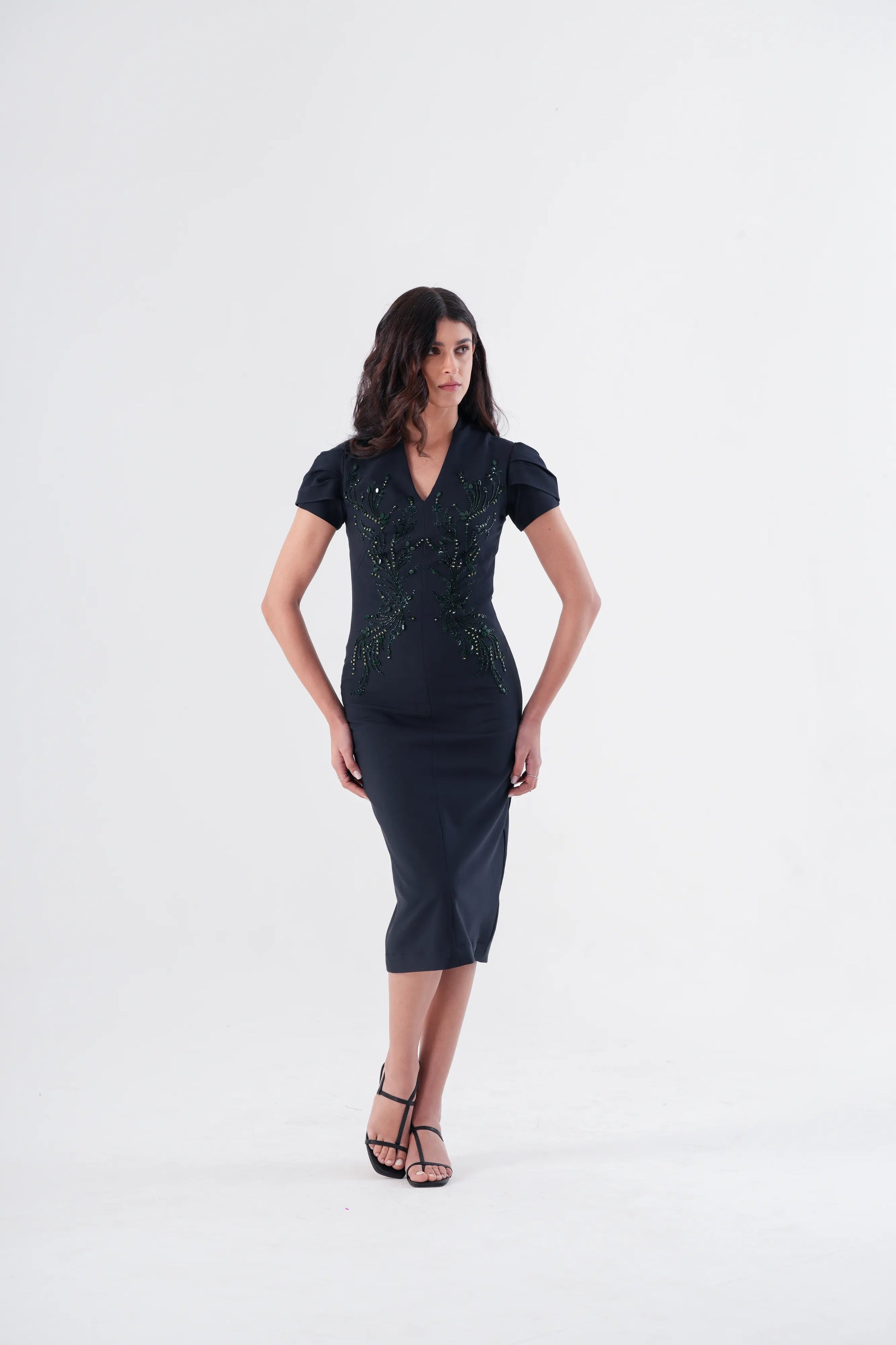 Emerald ivy midi Label By Mohita