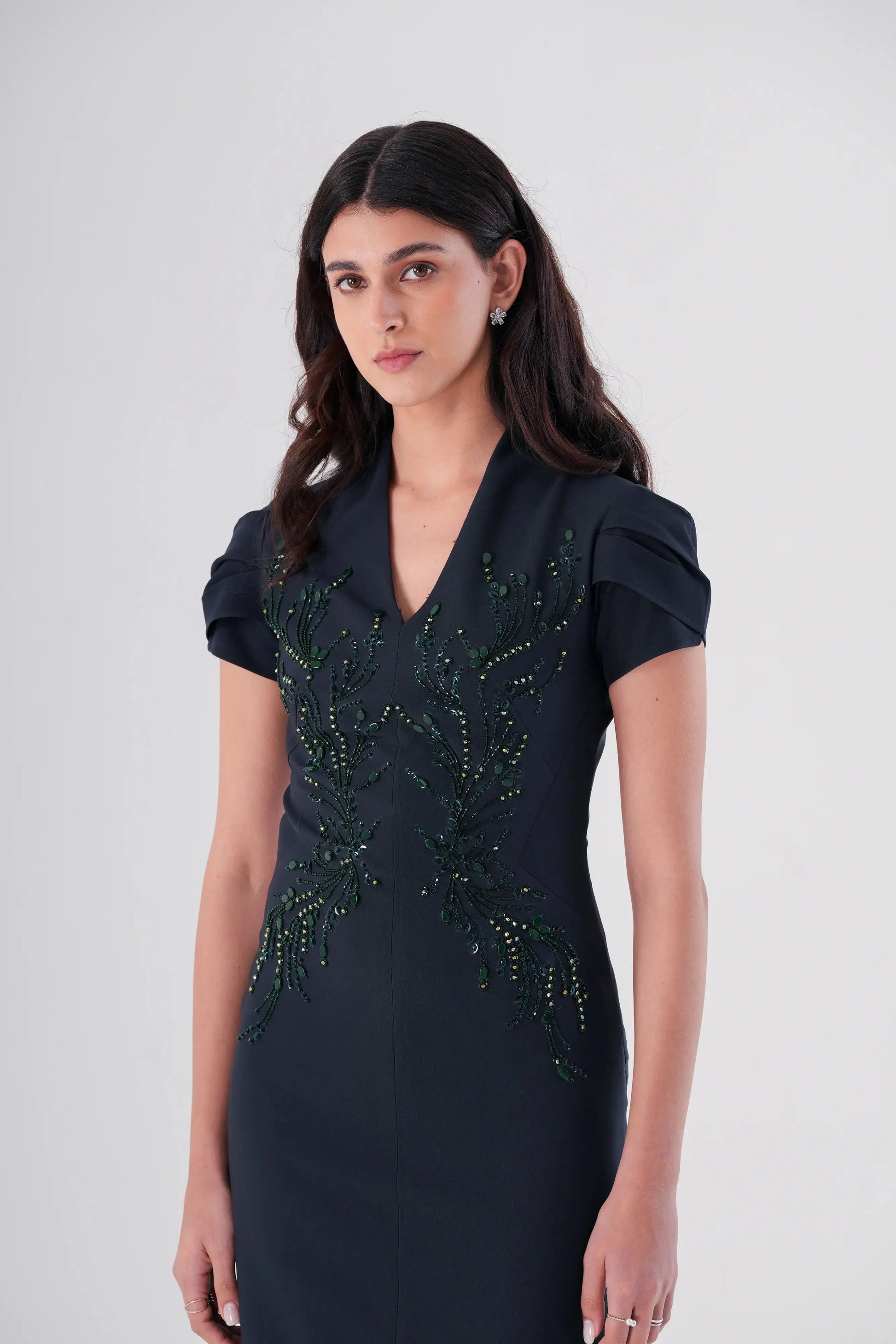 Emerald ivy Dress Label By Mohita