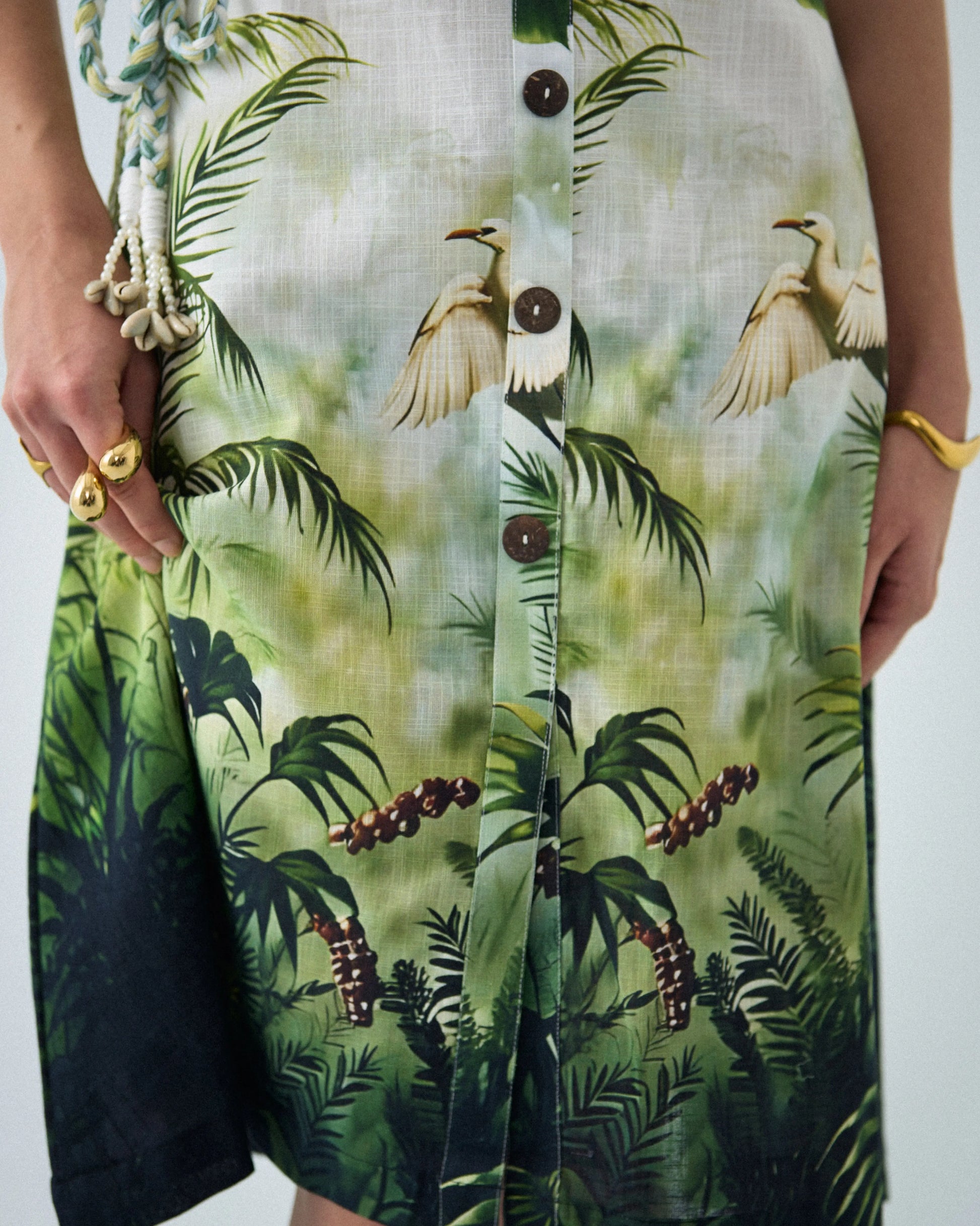 GREEN SAFARI DRESS Label By Mohita