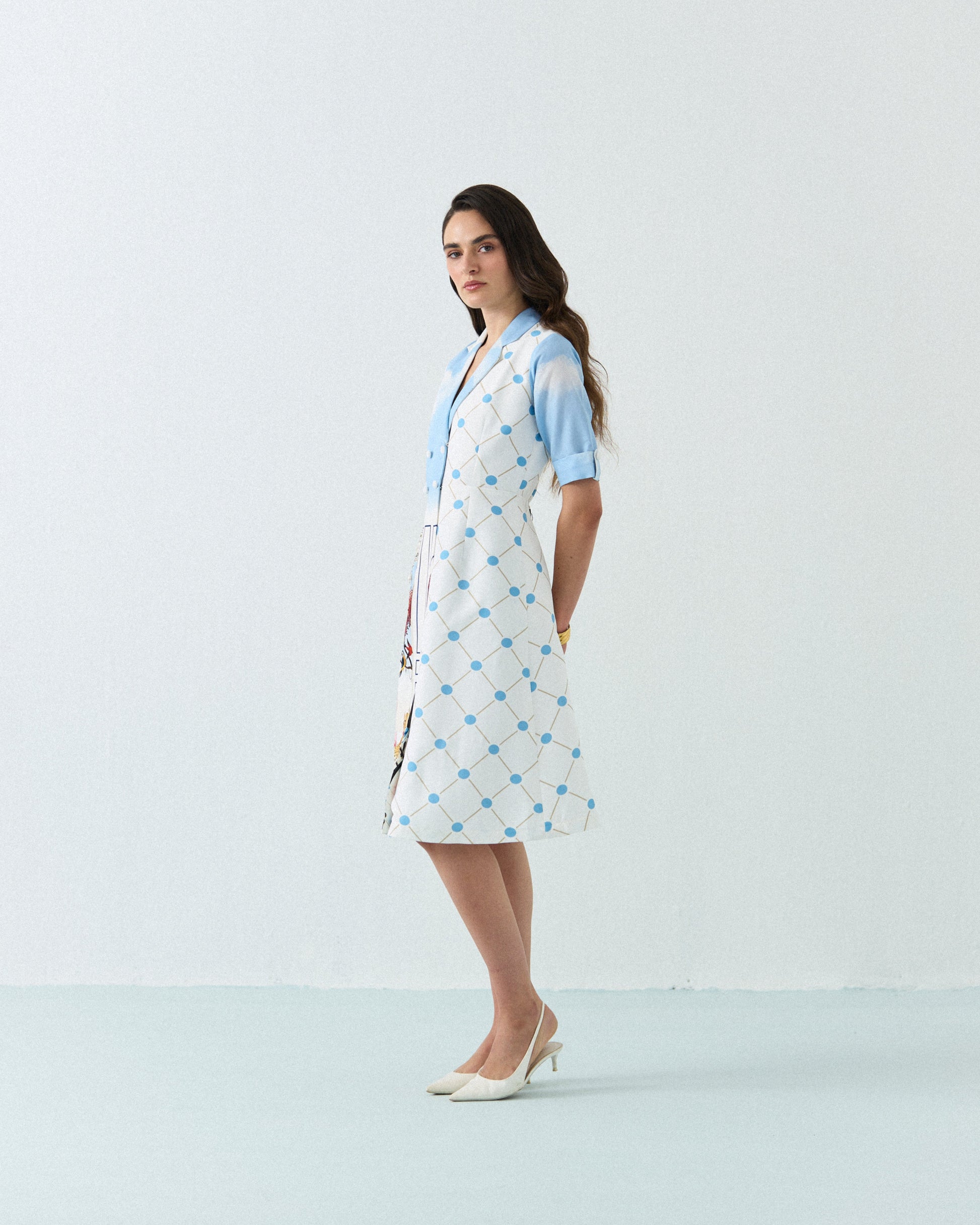 Cheetah lounge panel dress Label By Mohita