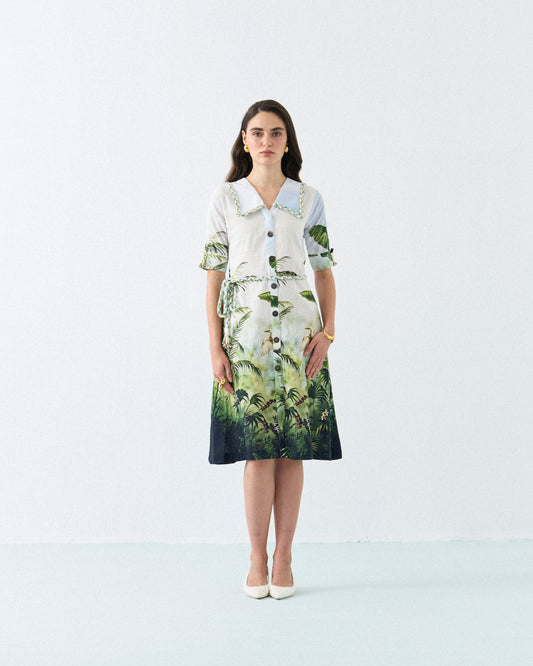 GREEN SAFARI DRESS Label By Mohita