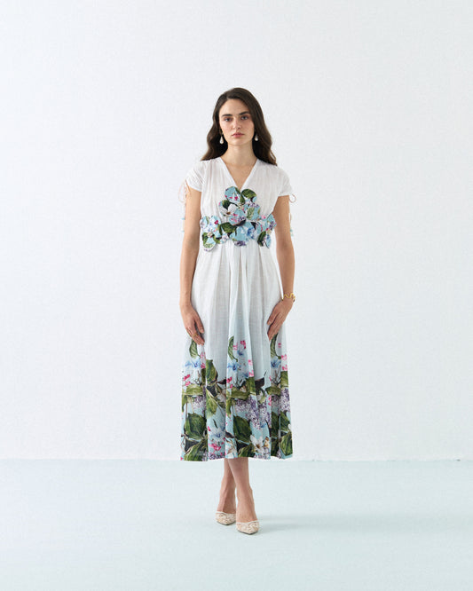 SKY BLOSSOM 3D DRESS Label By Mohita