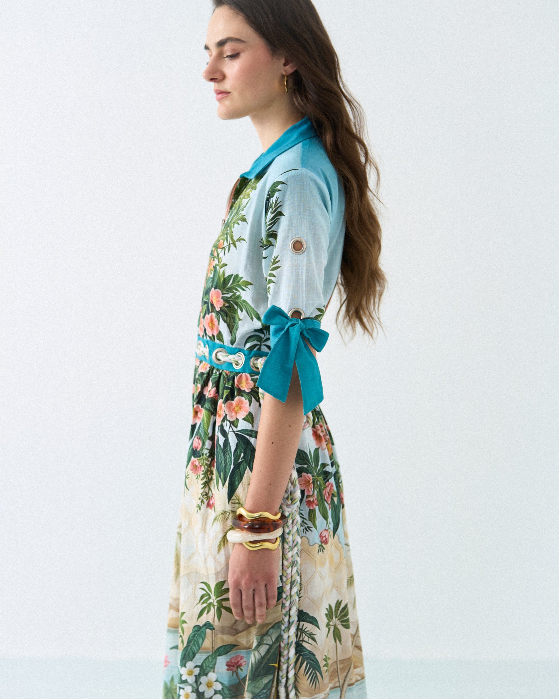 LOTUS BLOOM ZIP DRESS Label By Mohita