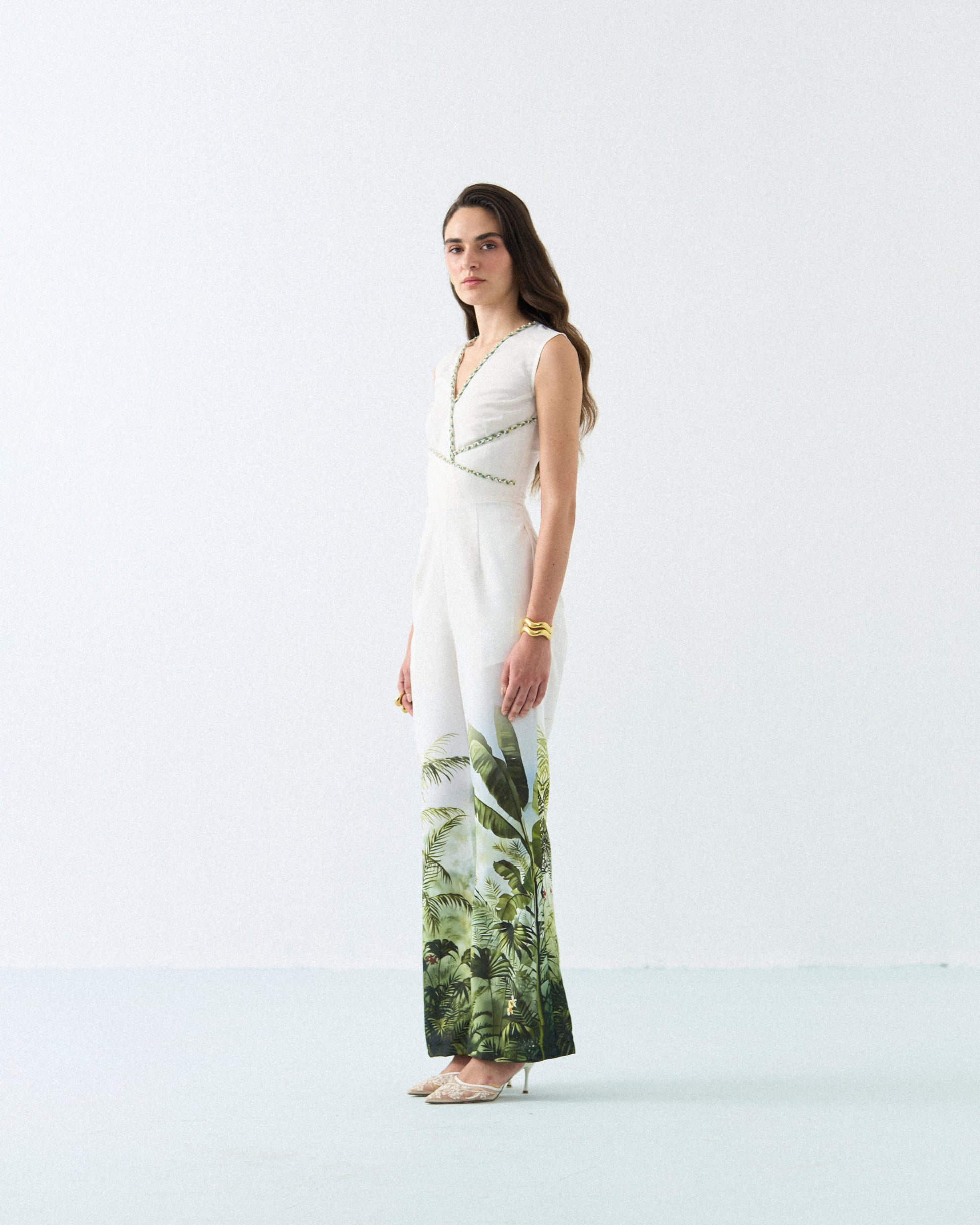 V-neck safari jumpsuit Label By Mohita