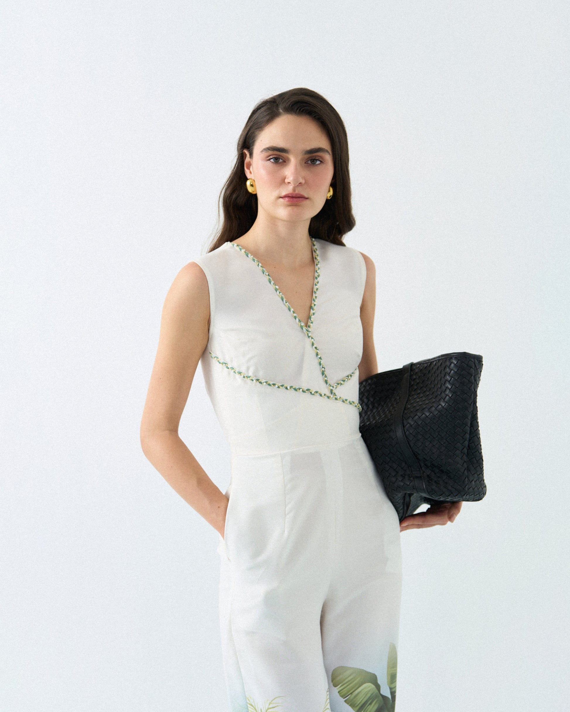 V-neck safari jumpsuit Label By Mohita