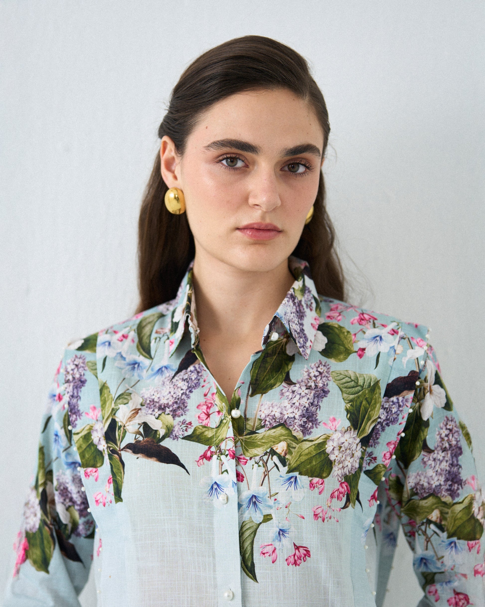 SKY BLOSSOM ELEGANCE CORD-SET Label By Mohita