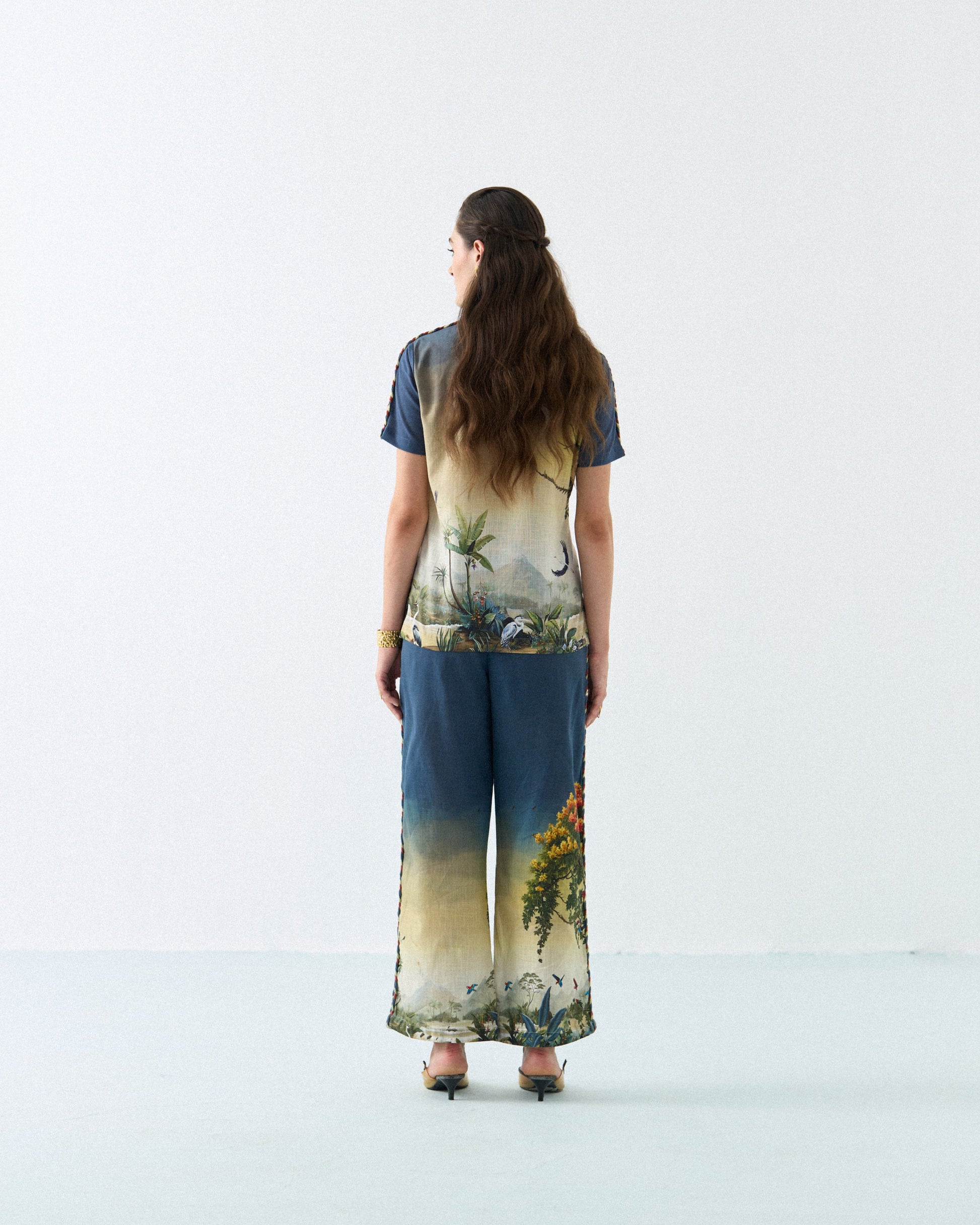 BLUE OLIVE SAFARI STORY CORD-SET Label By Mohita