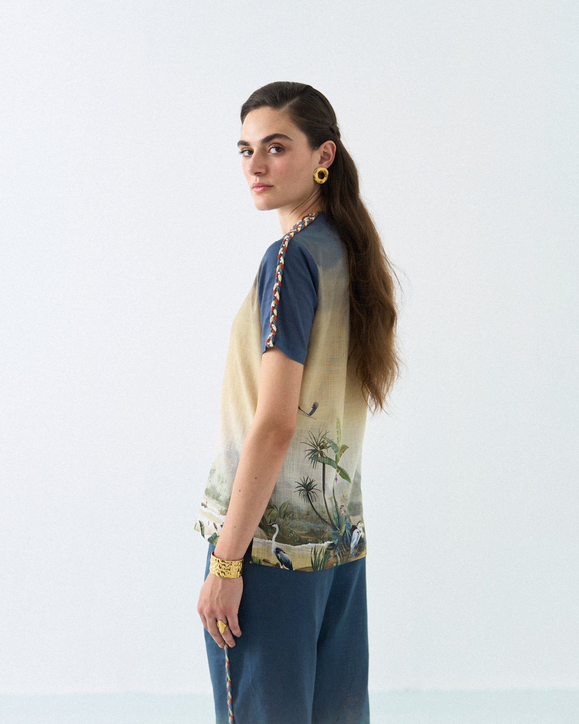 BLUE OLIVE SAFARI STORY CORD-SET Label By Mohita