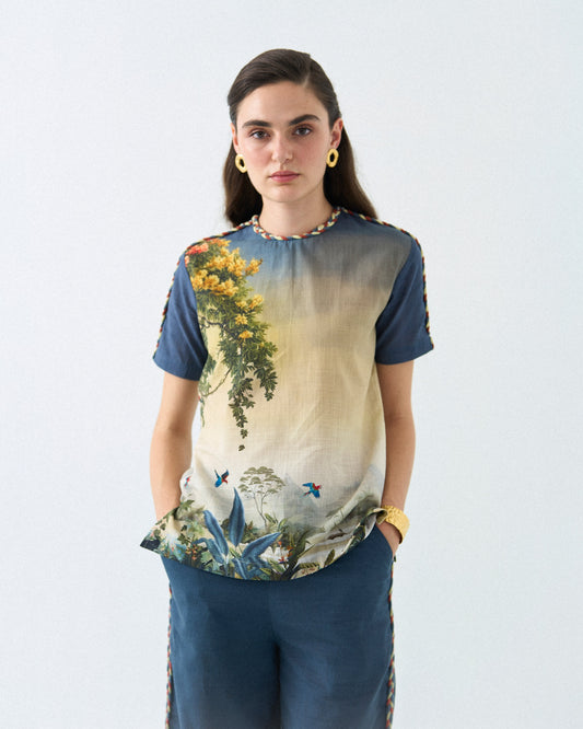 BLUE OLIVE SAFARI STORY CORD-SET Label By Mohita