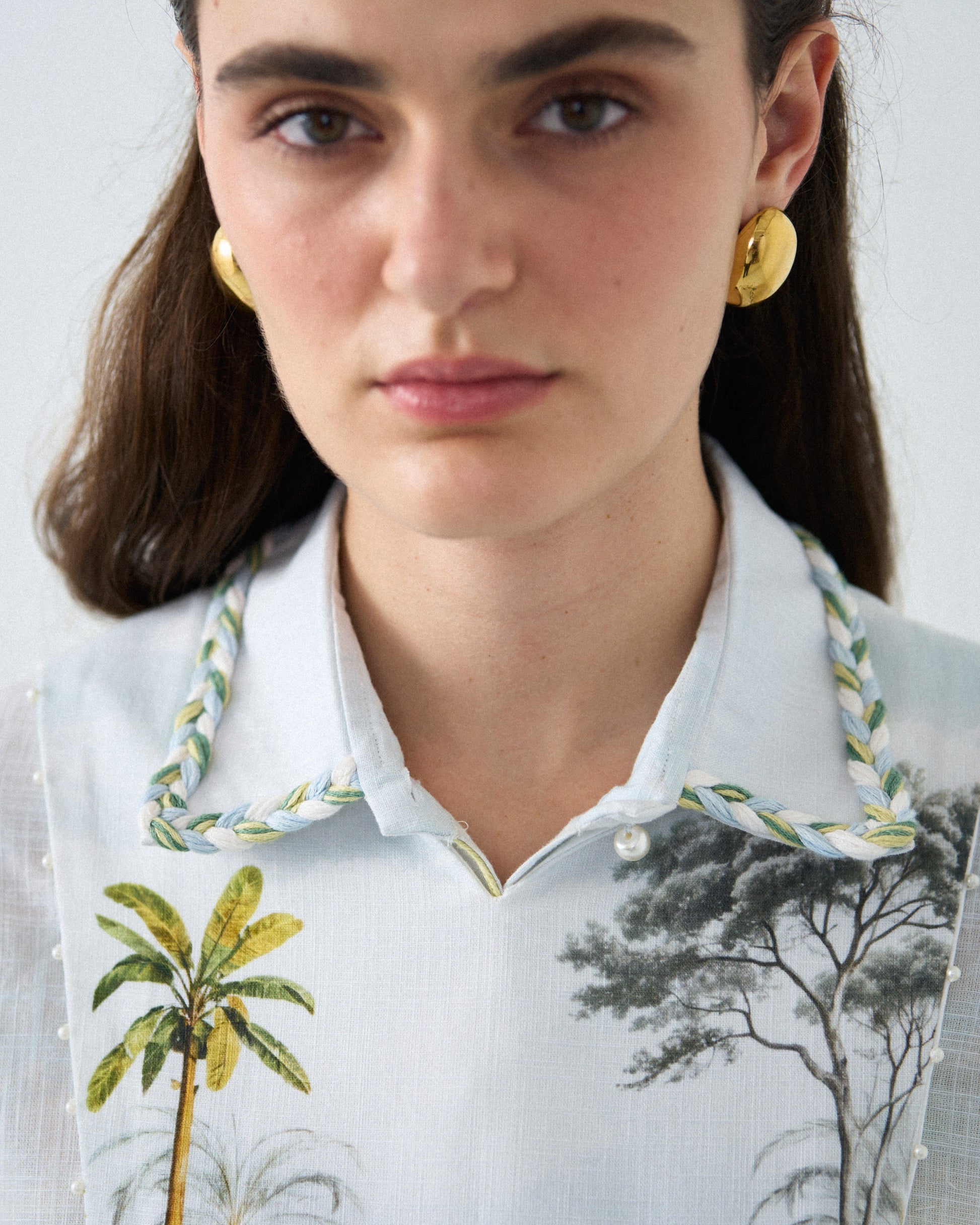 SAFARI DEER SHIRT WITH DETACHABLE CORSET Label By Mohita