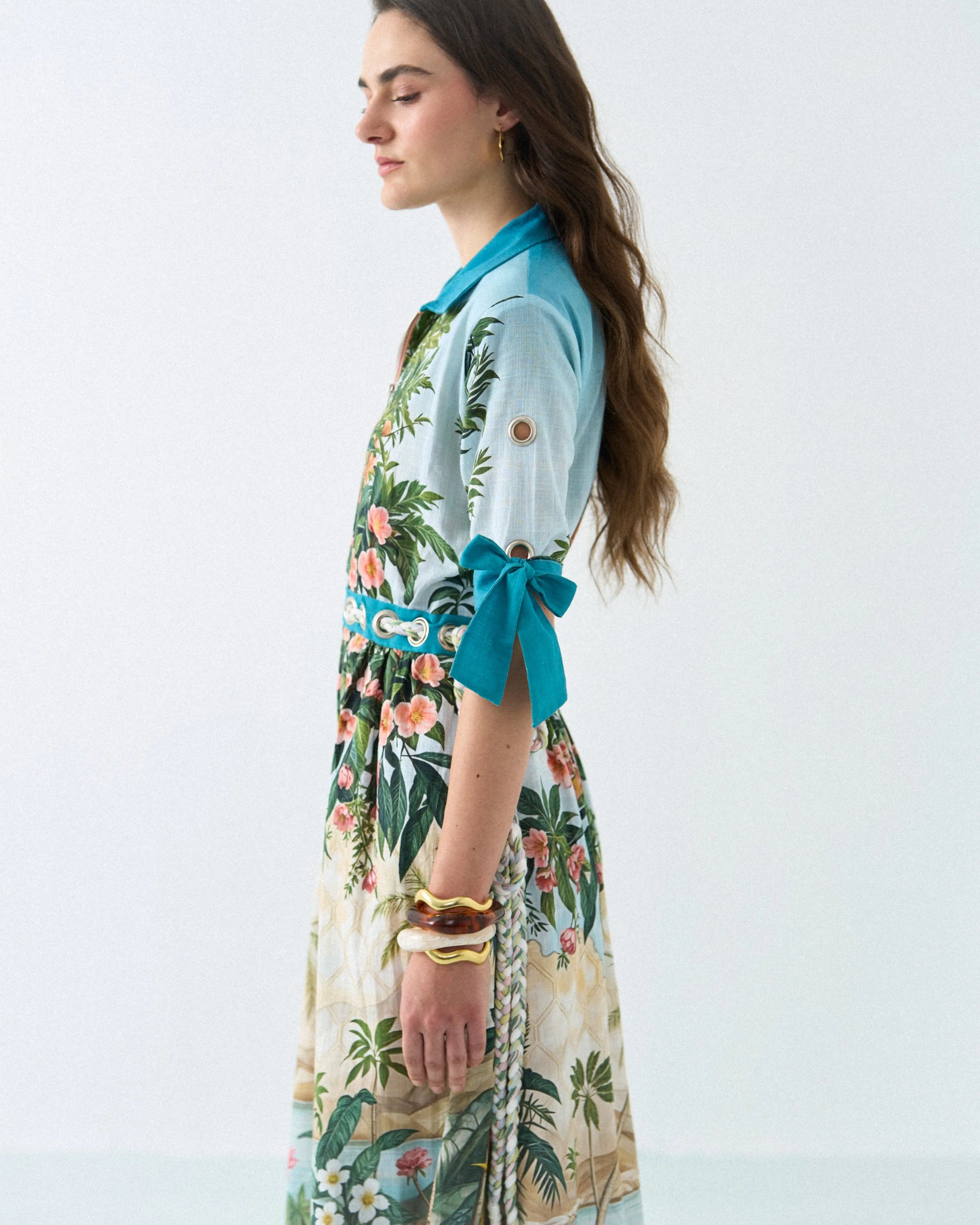 LOTUS BLOOM ZIP DRESS Label By Mohita