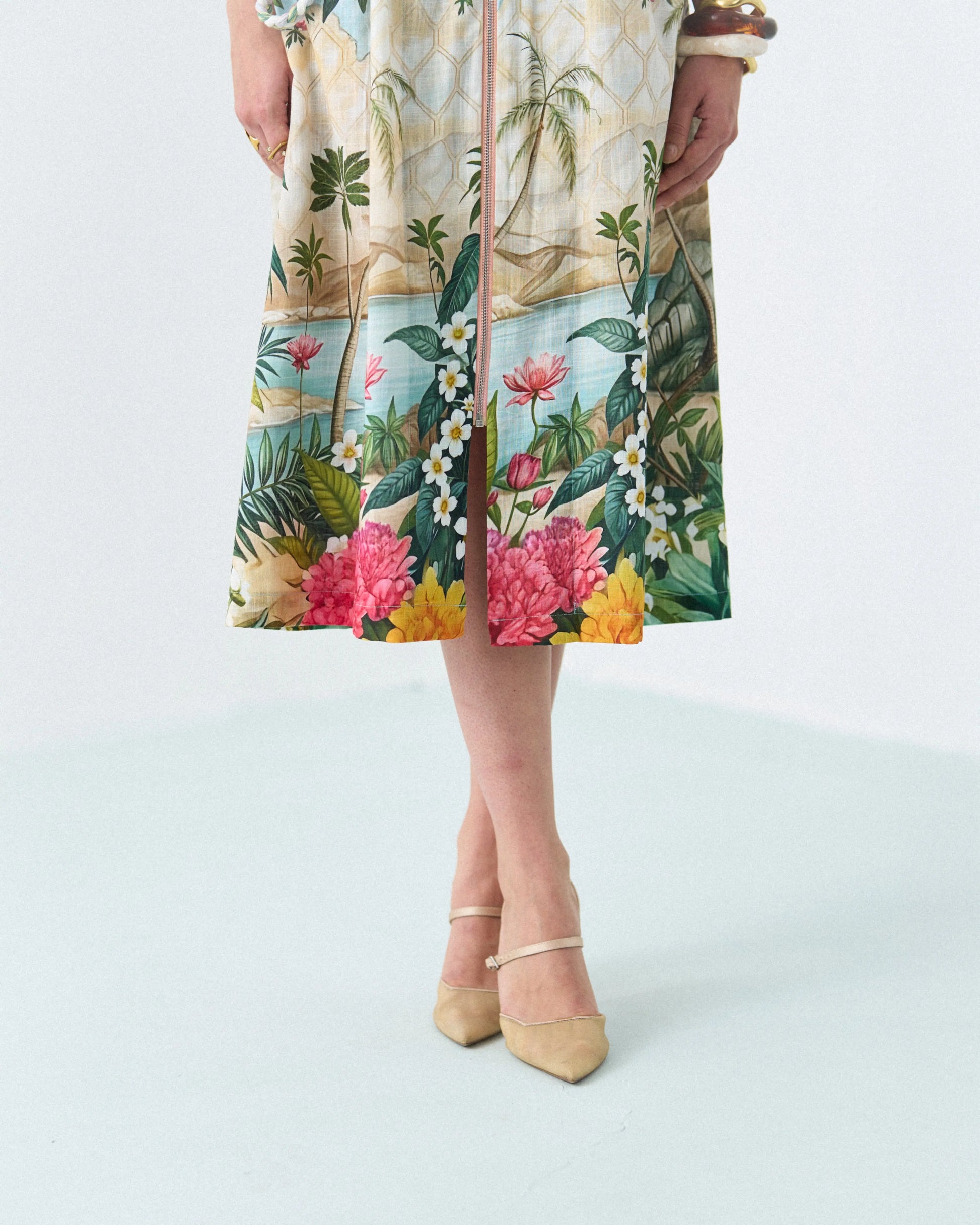 LOTUS BLOOM ZIP DRESS Label By Mohita