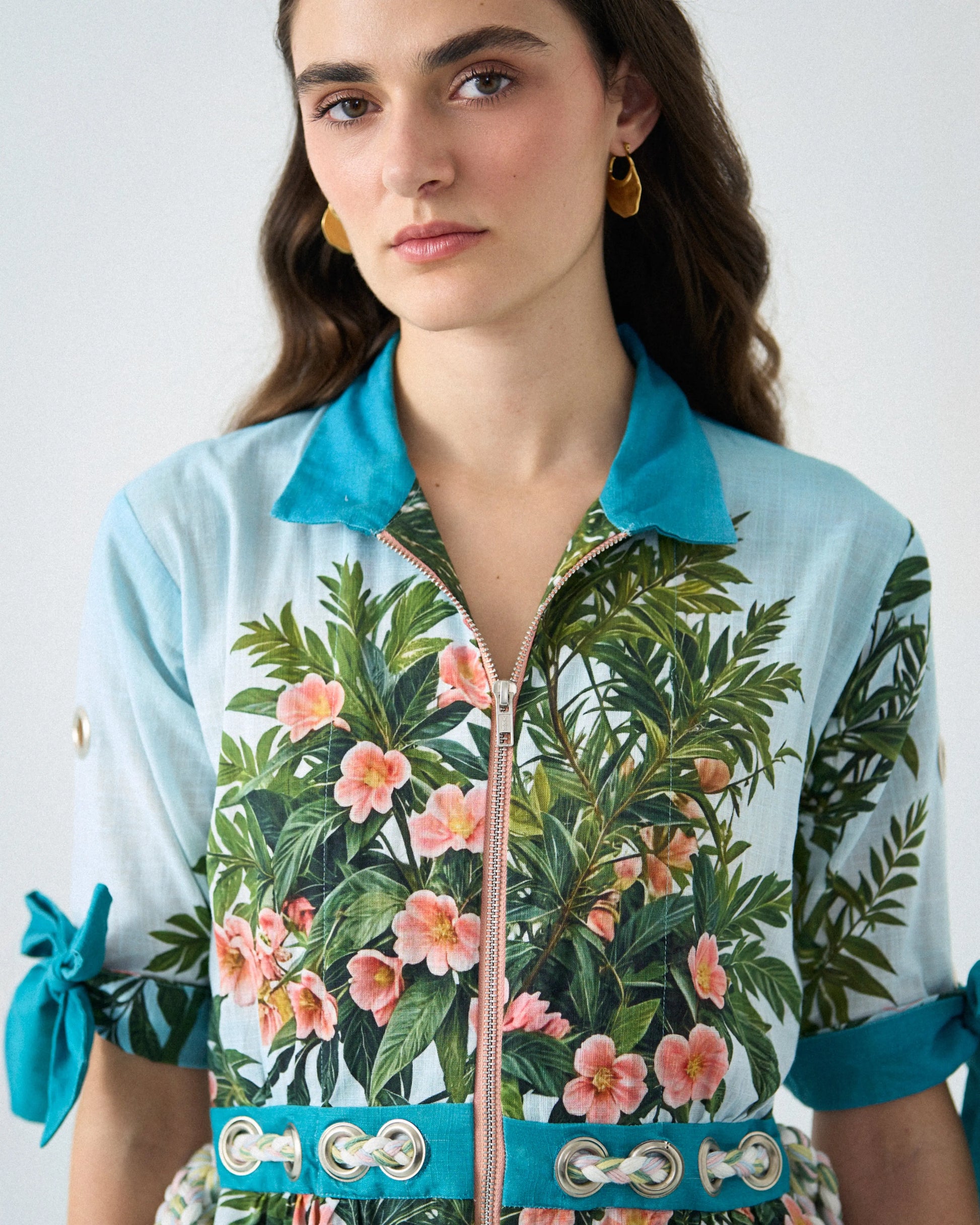 LOTUS BLOOM ZIP DRESS Label By Mohita