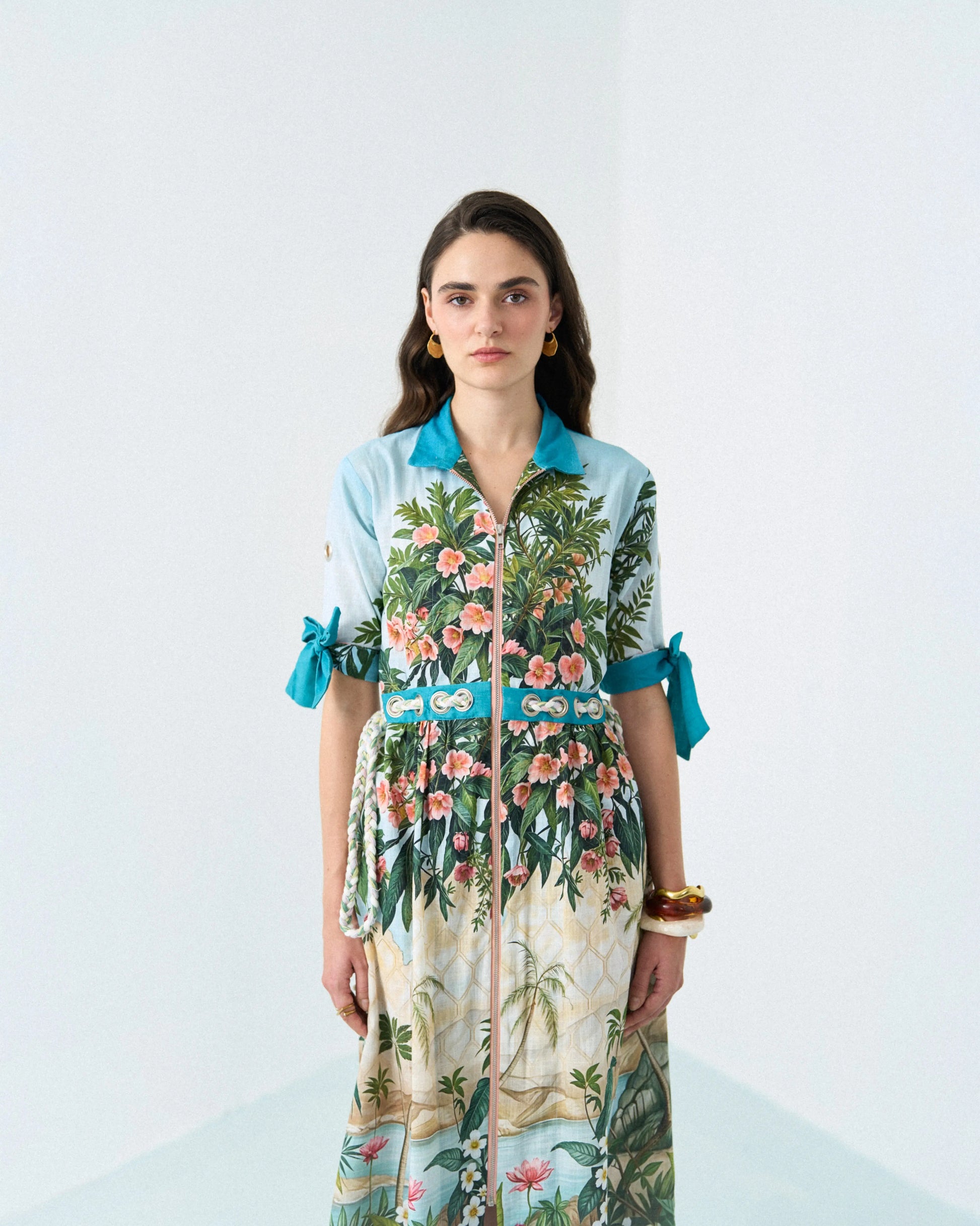 LOTUS BLOOM ZIP DRESS Label By Mohita