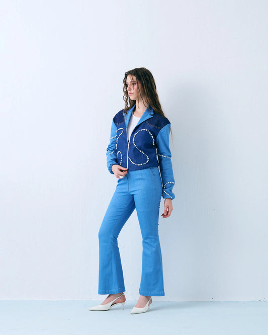 Pearl bomber jacket Label By Mohita