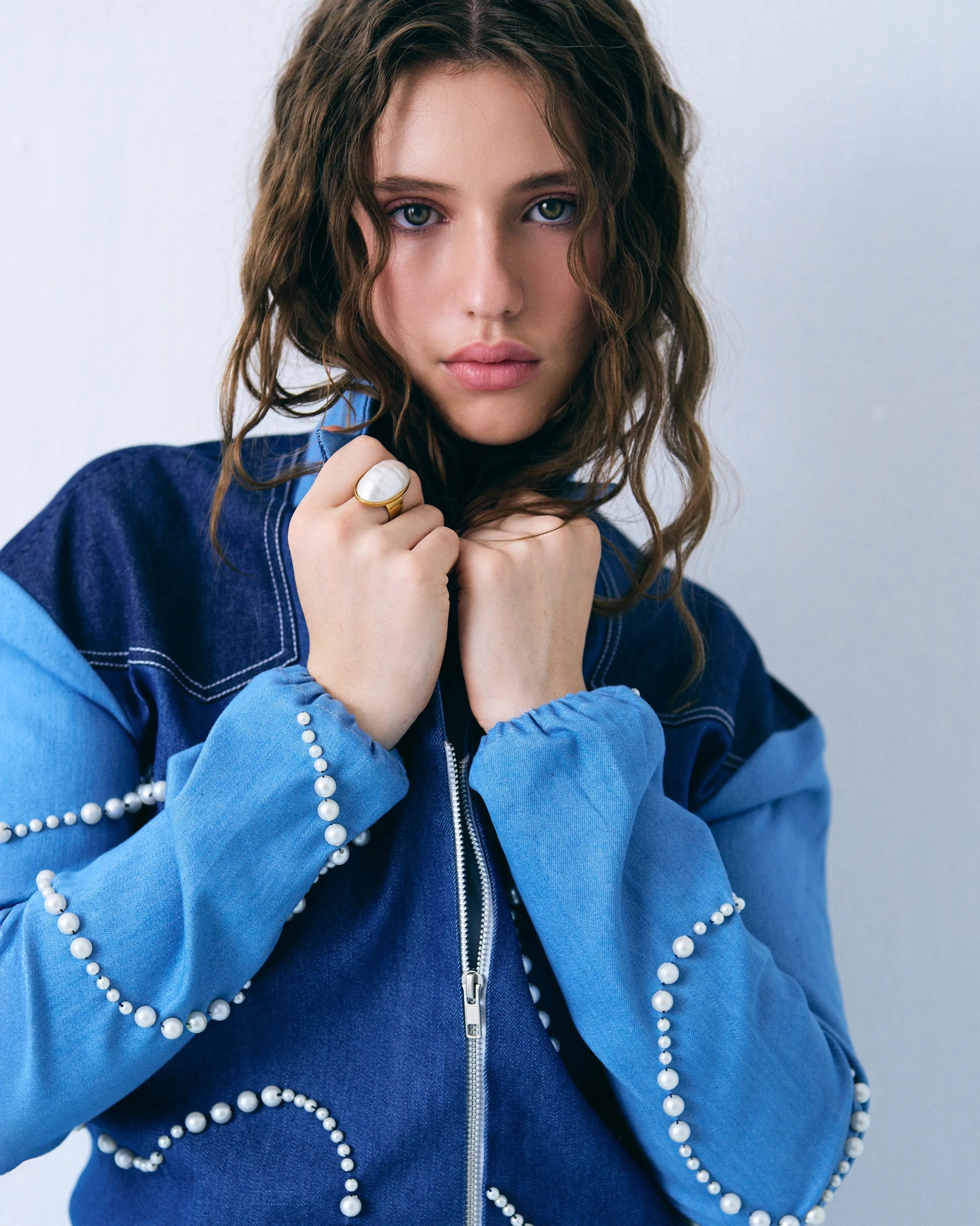 Pearl bomber jacket Label By Mohita