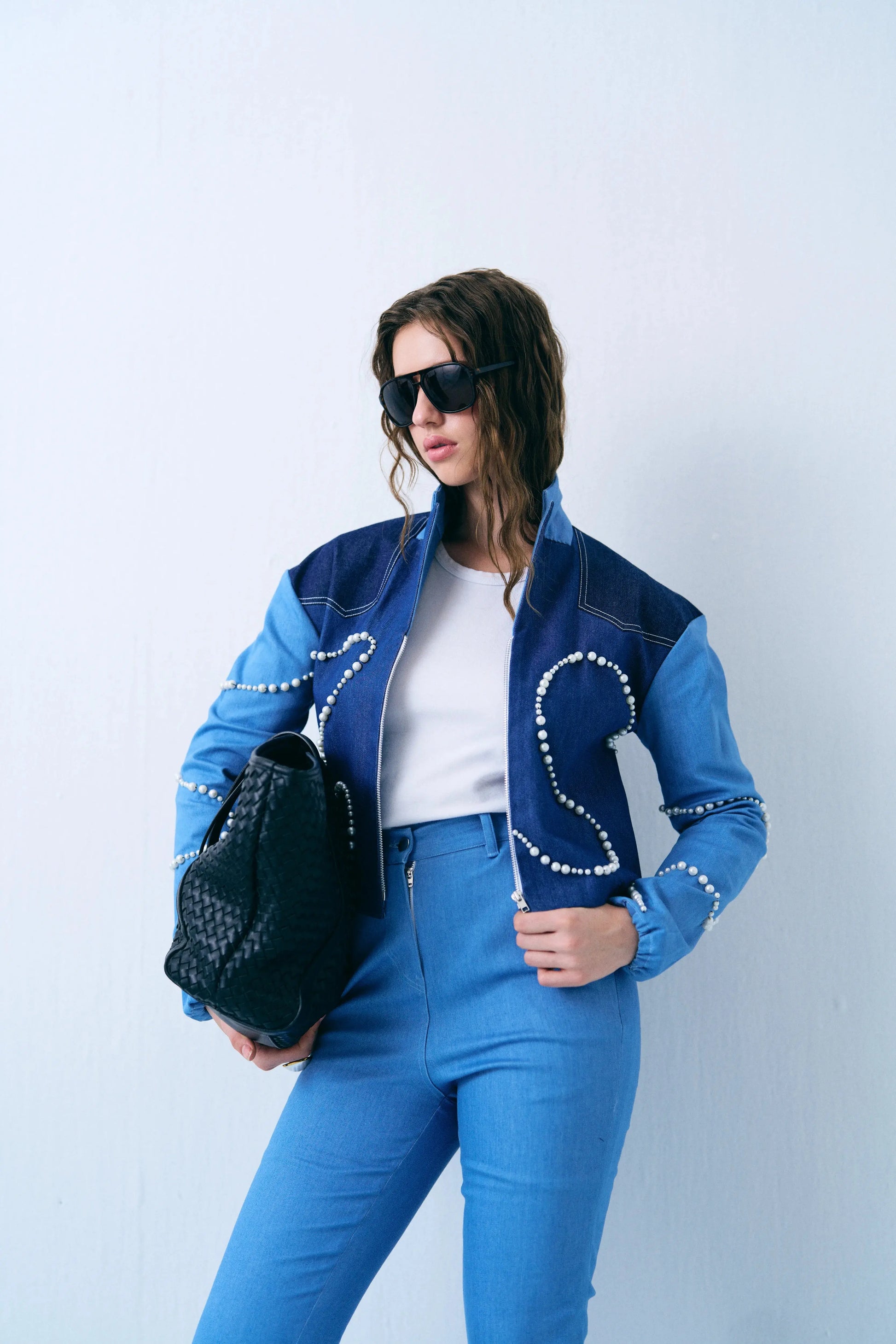 Pearl bomber jacket Label By Mohita