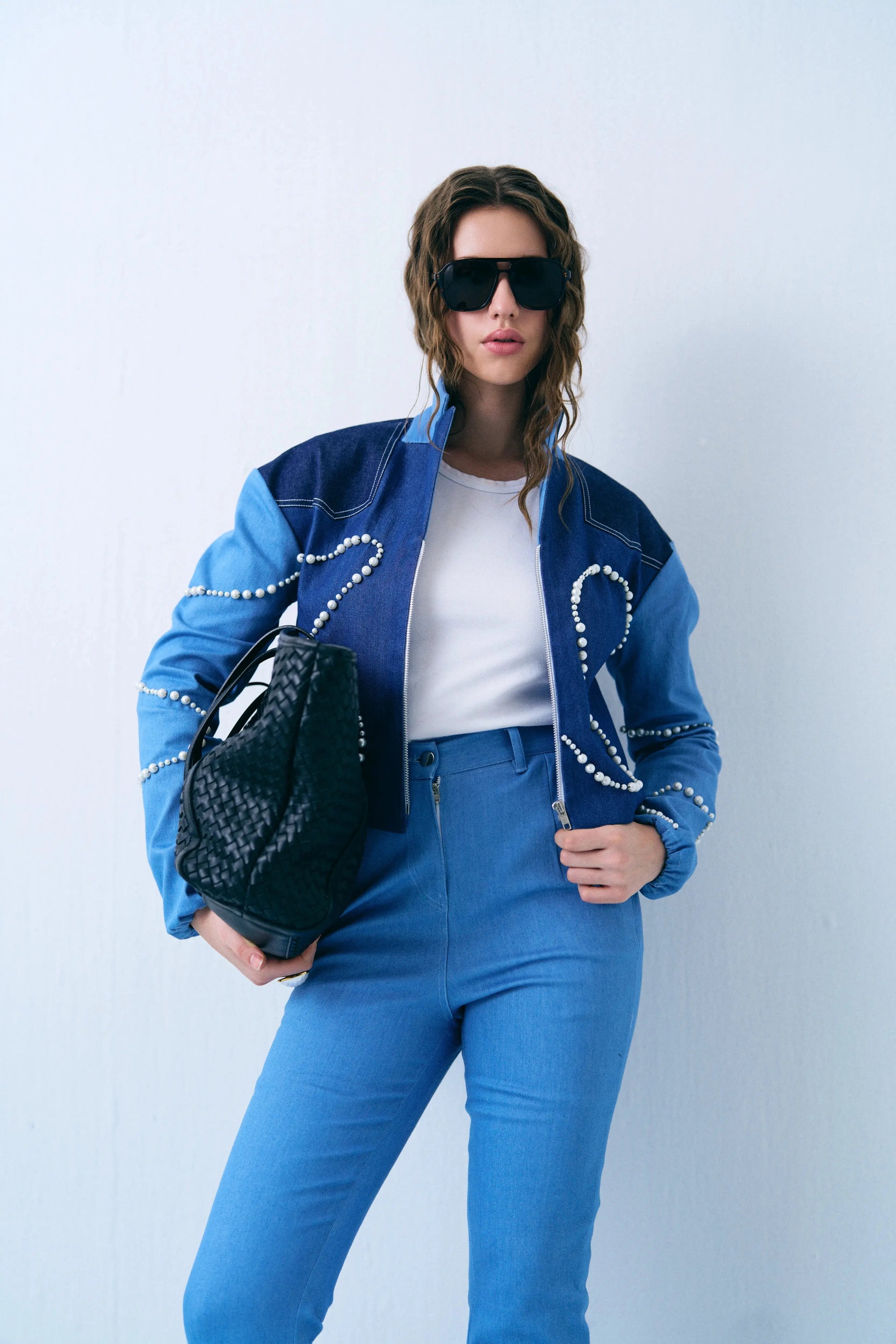 Pearl bomber jacket Label By Mohita