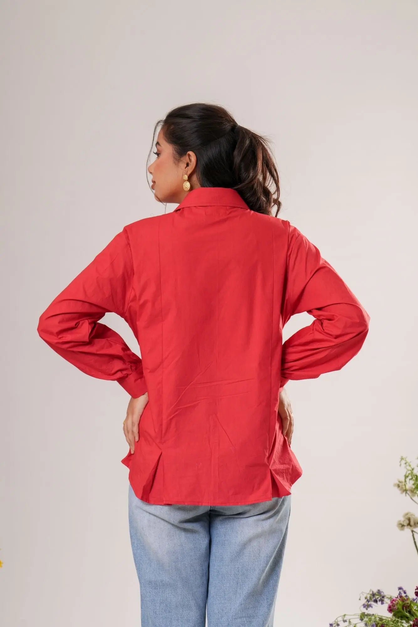 Playful Embroidered shirt Label By Mohita