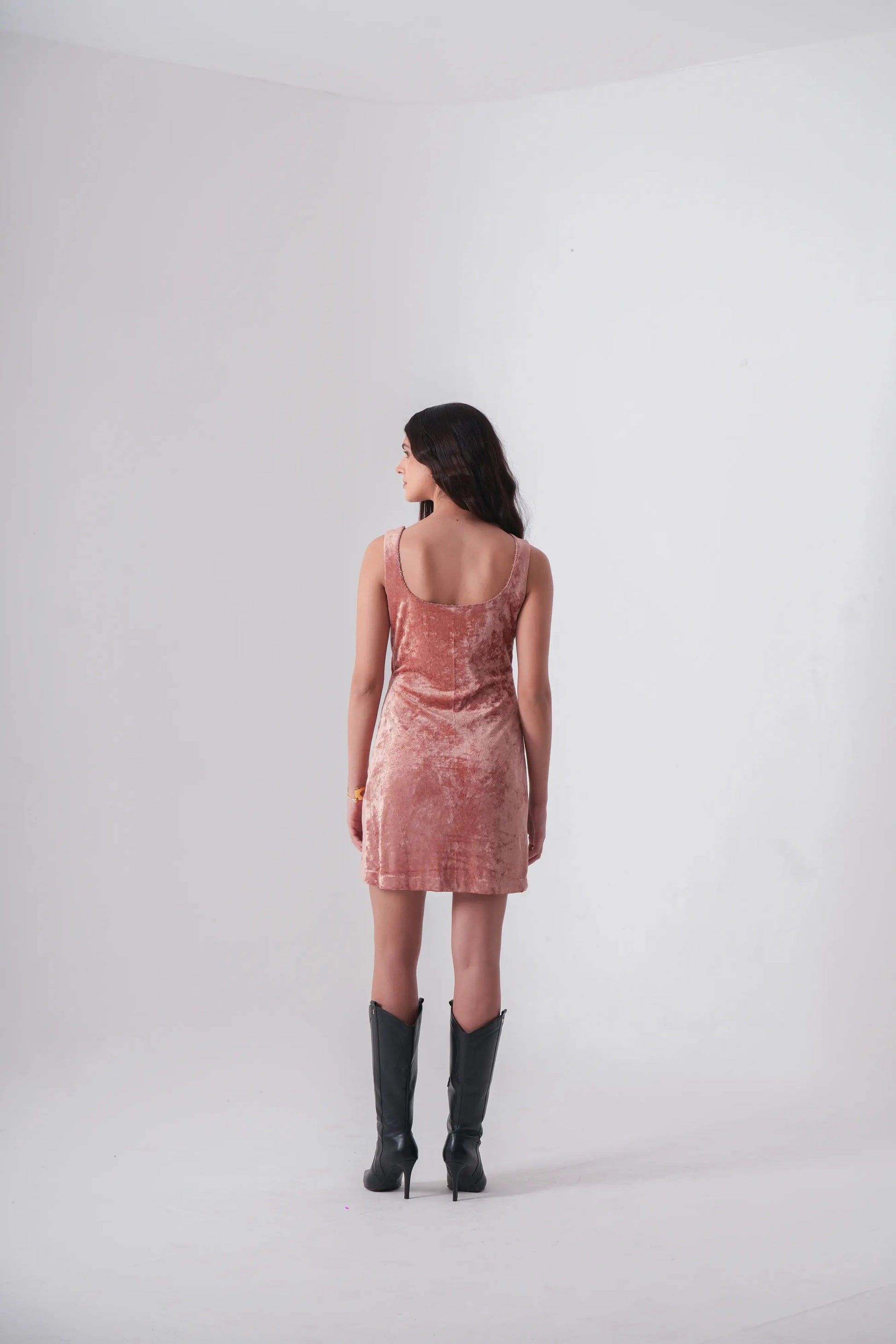 Rosy slit dress Label By Mohita