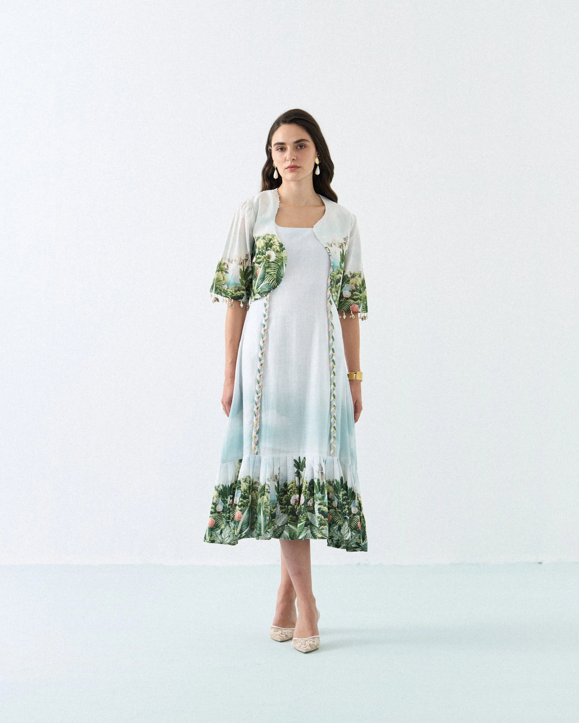 SAFARI DEER JACKET AND DRESS COMBO Label By Mohita