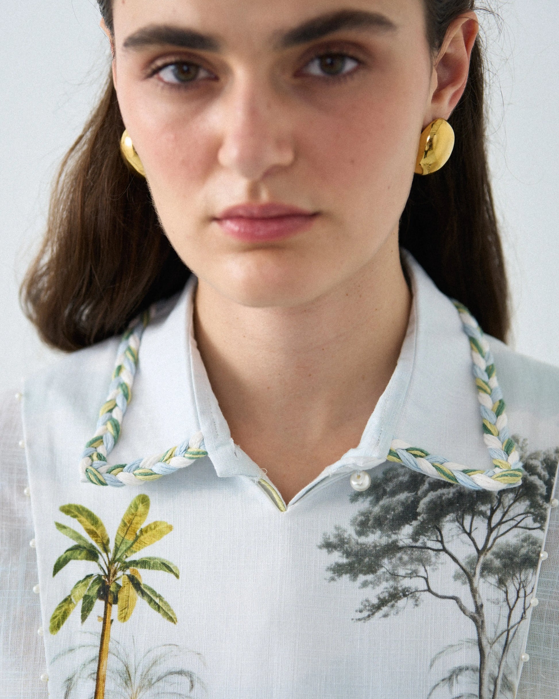 SAFARI DEER SHIRT WITH DETACHABLE CORSET Label By Mohita