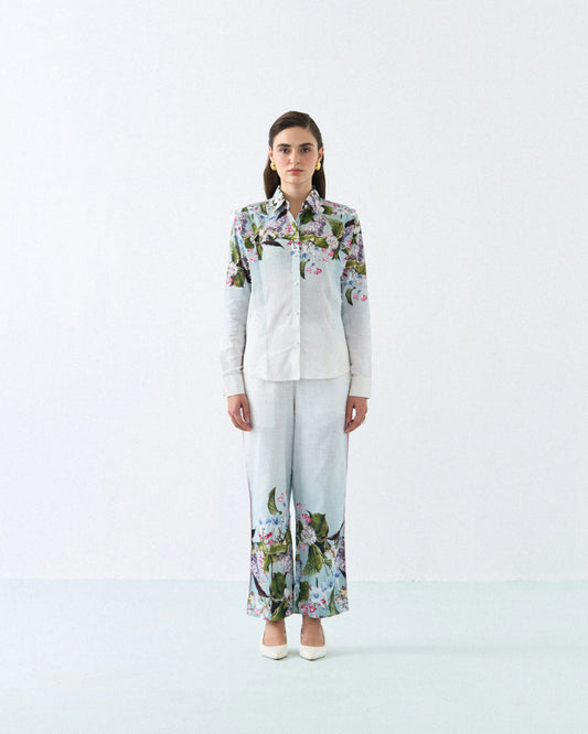 SKY BLOSSOM ELEGANCE CORD-SET Label By Mohita