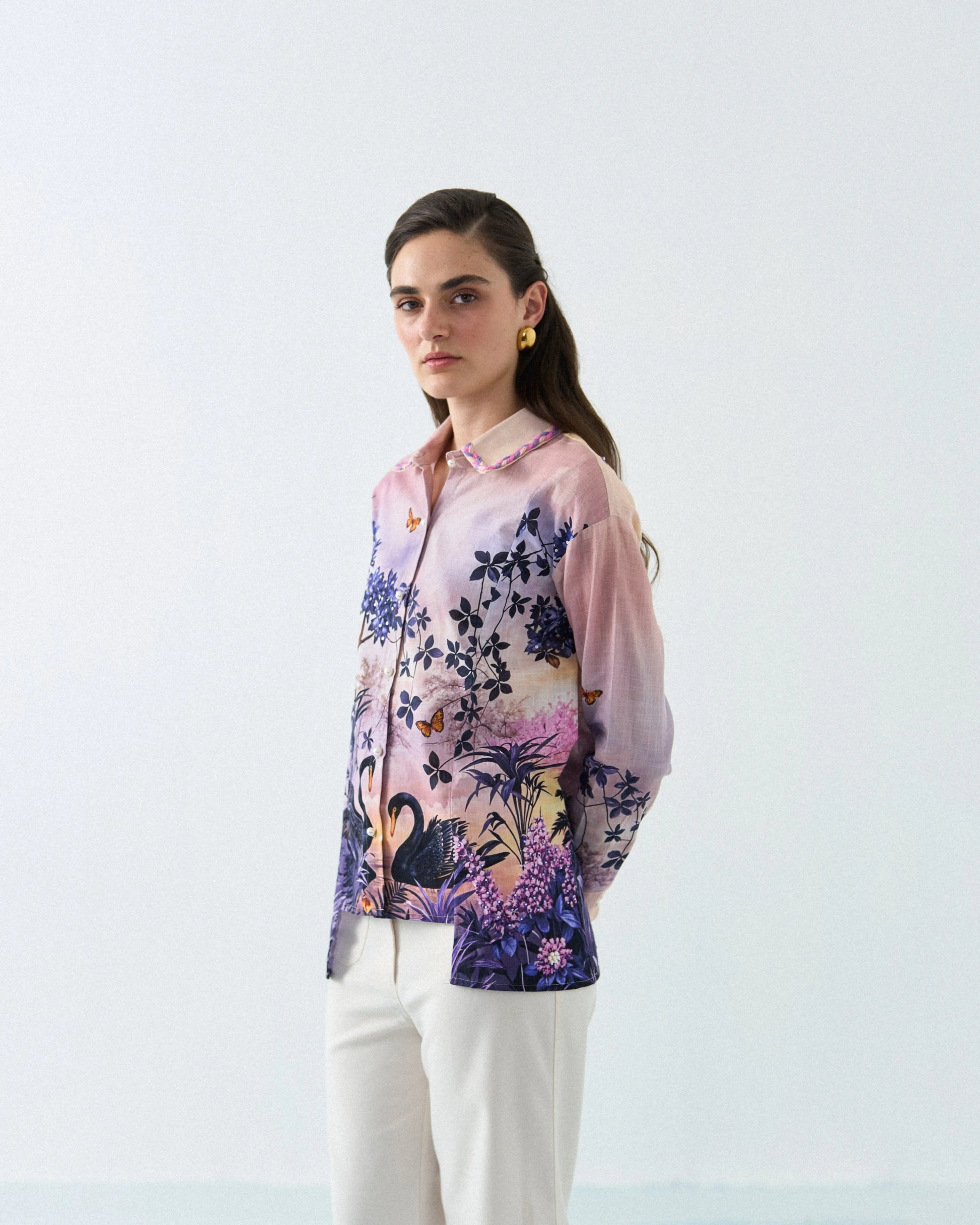 SWAN GLOW SHIRT Label By Mohita