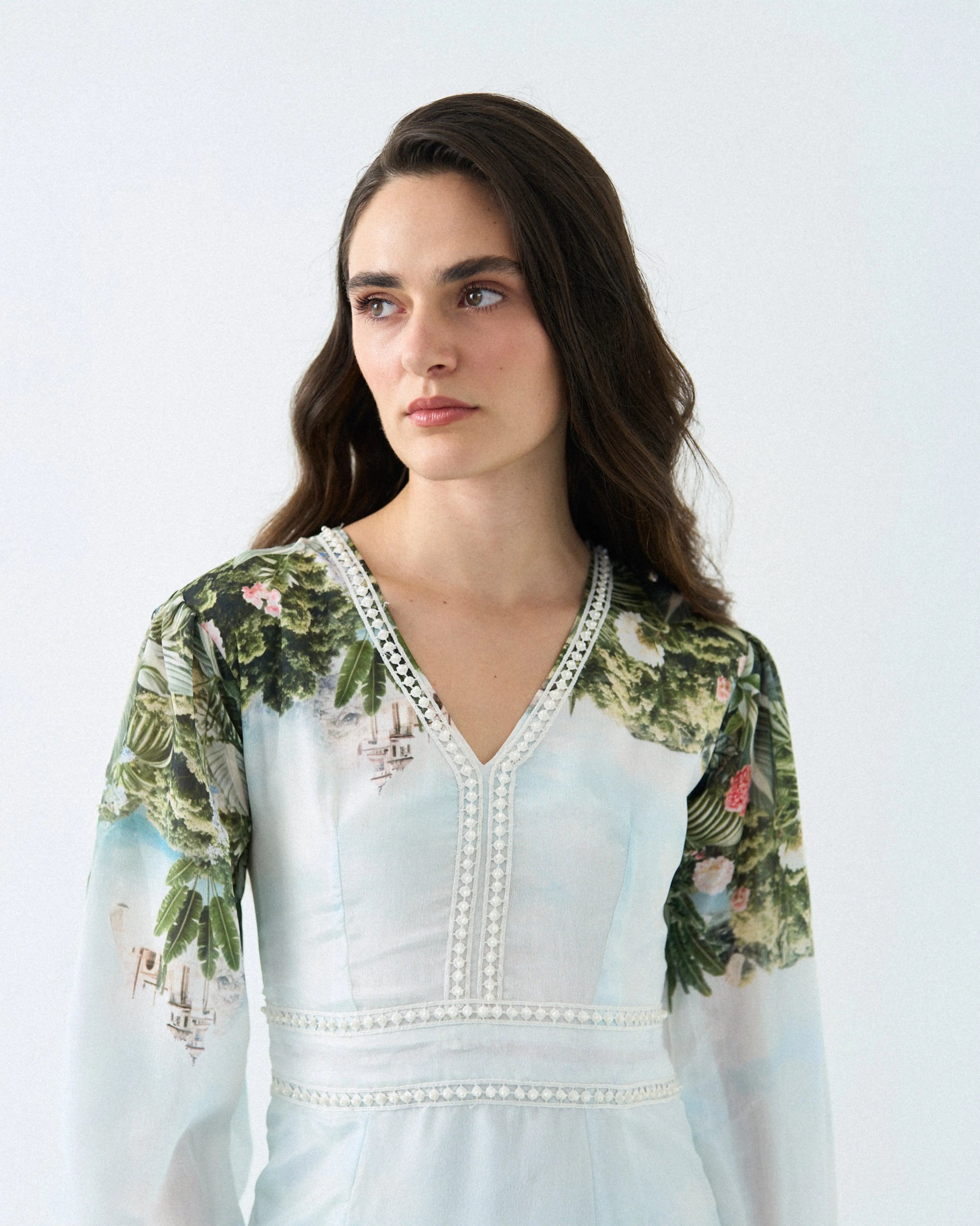 Safari deer lace maxi dress Label By Mohita