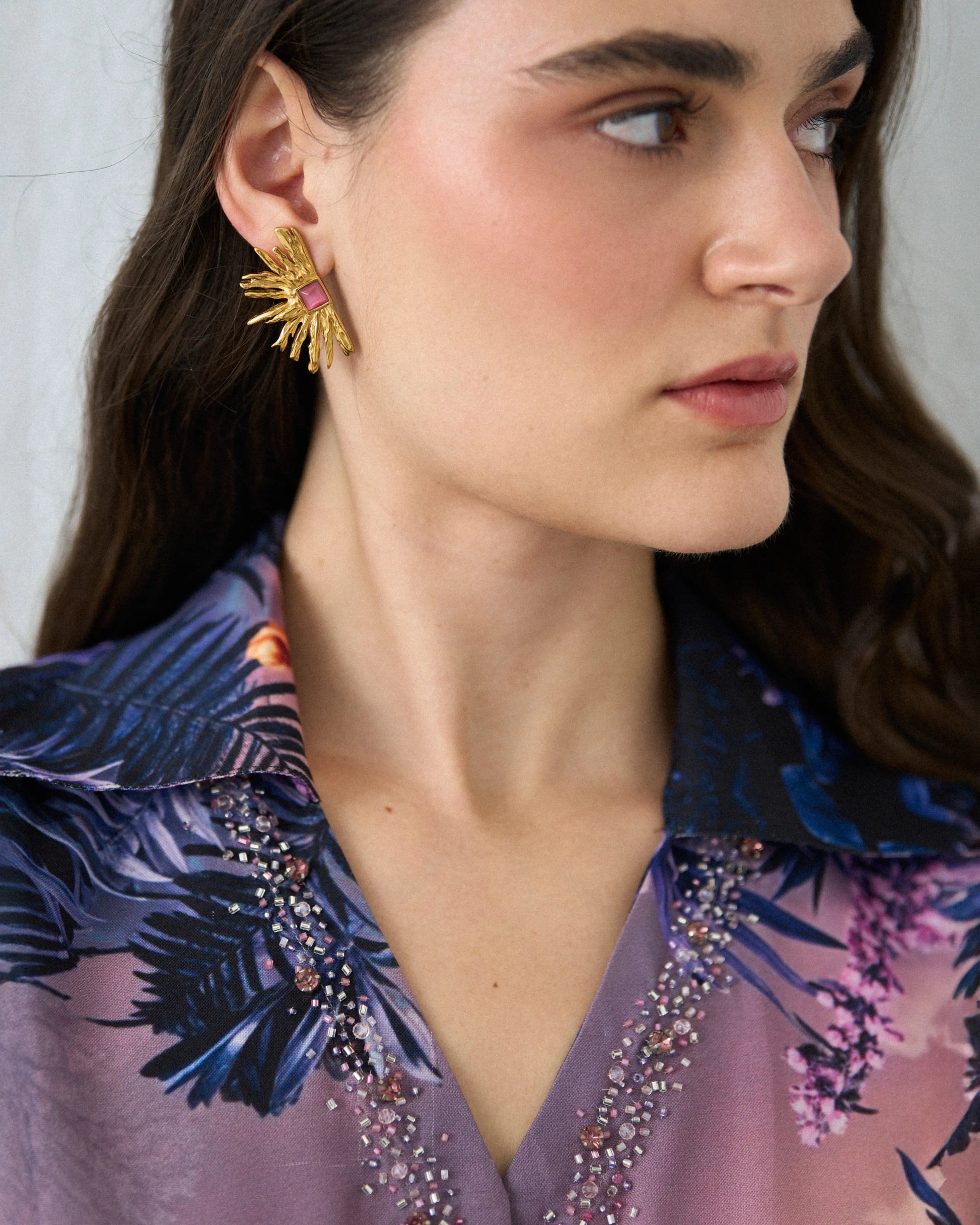 Swan glow a-line midi dress Label By Mohita