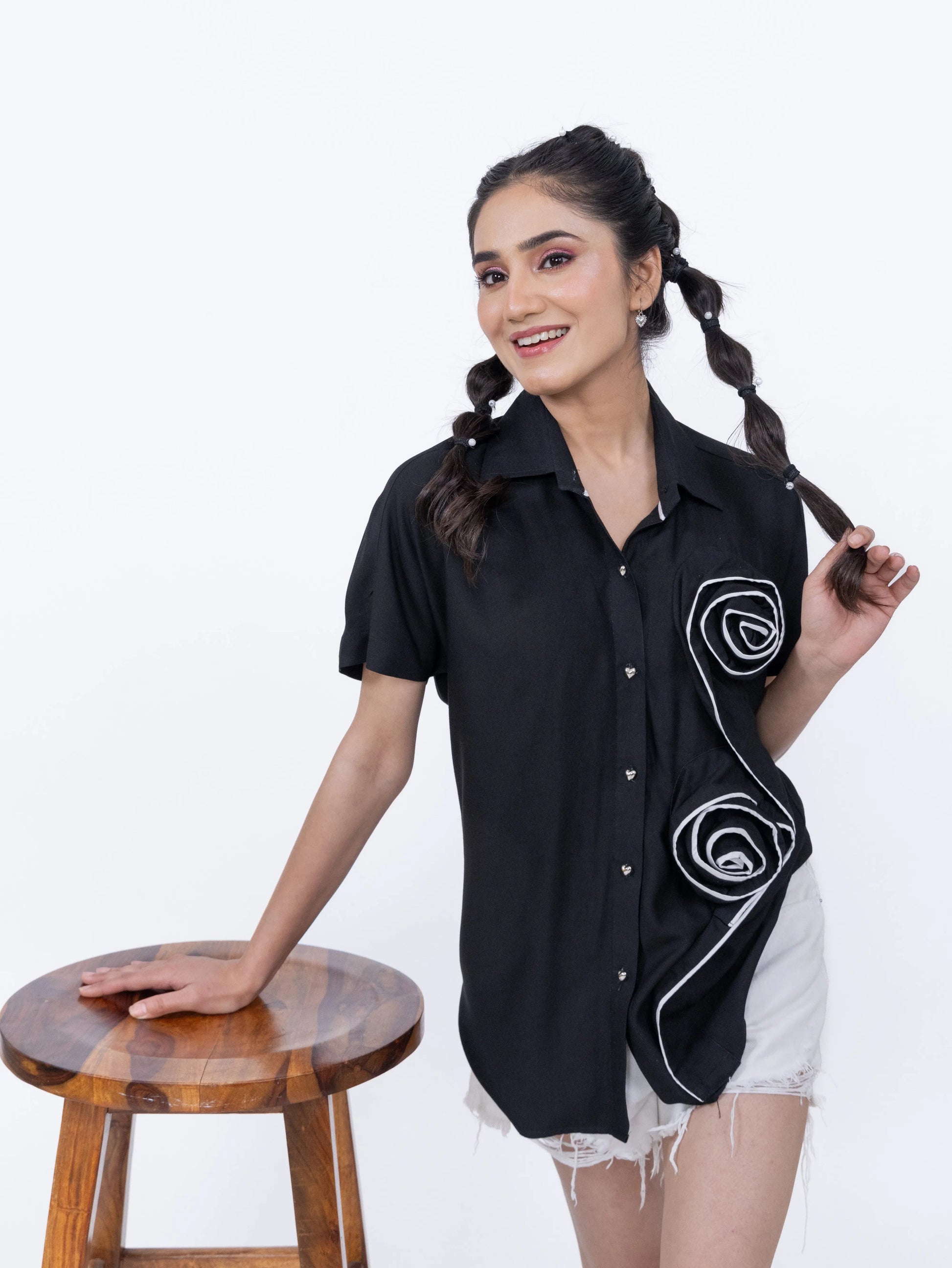 TWIST & BLOSSOM SHIRT - Label By Mohita