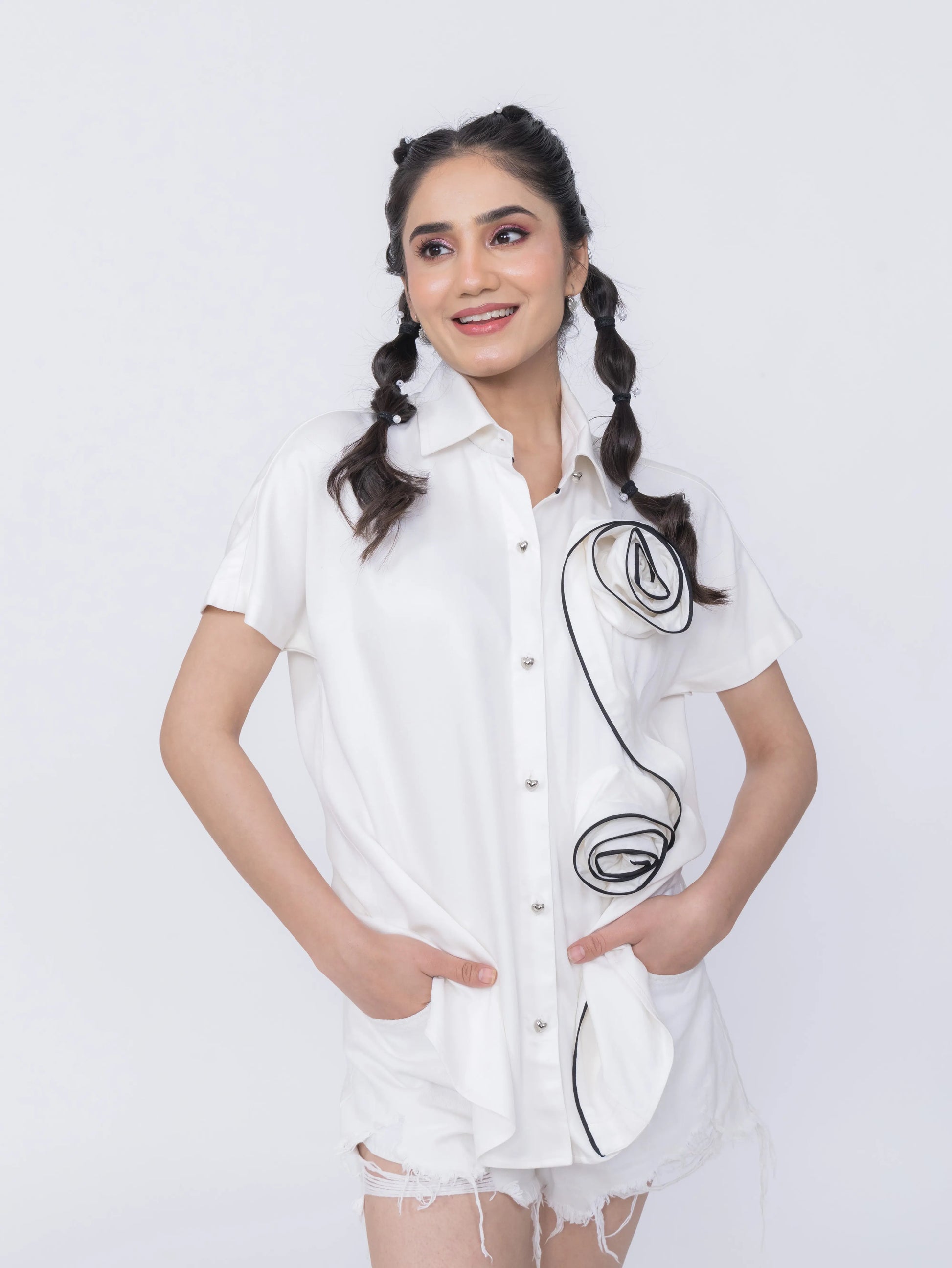 TWIST & BLOSSOM SHIRT - Label By Mohita