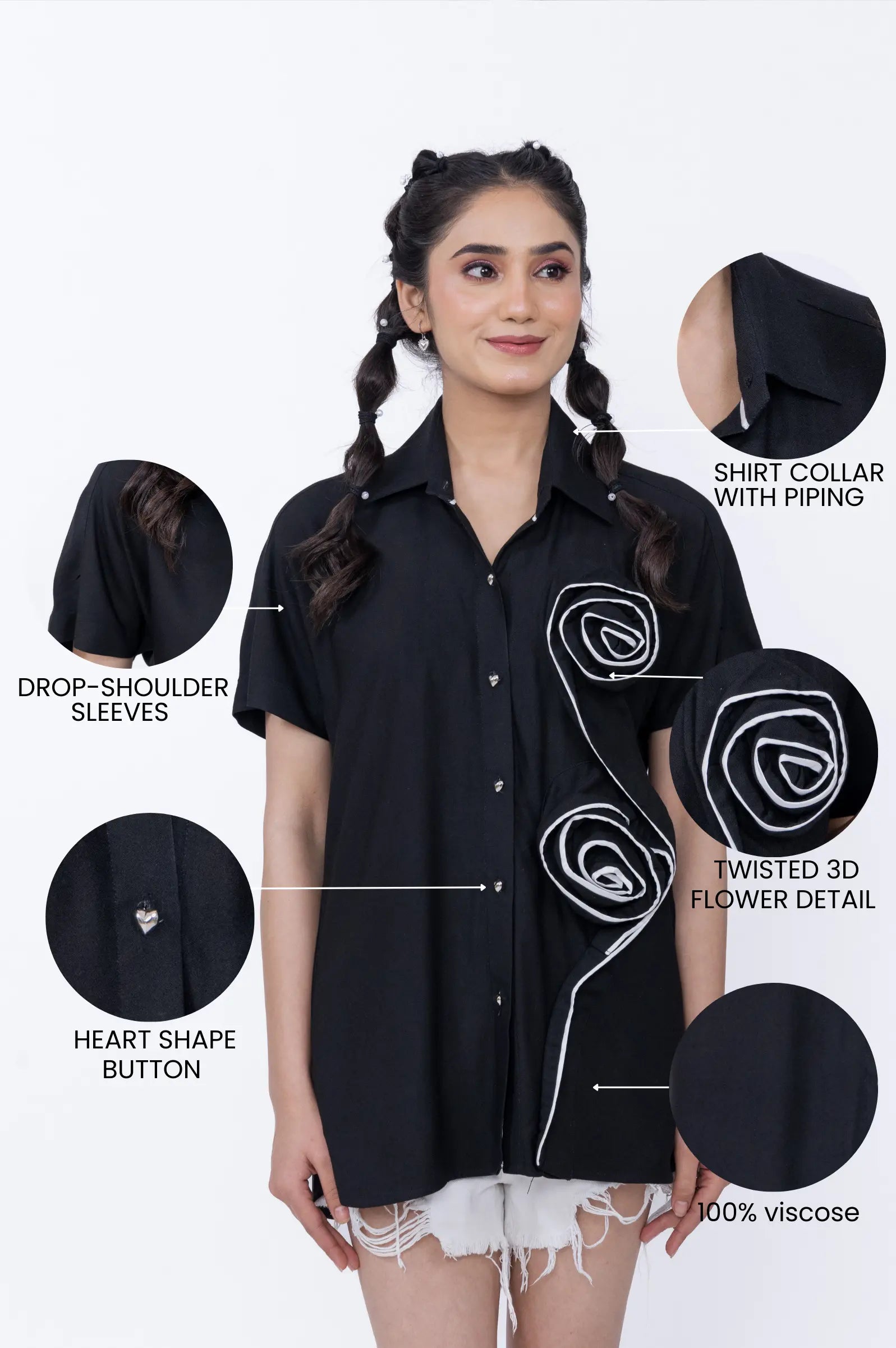TWIST & BLOSSOM SHIRT Label By Mohita