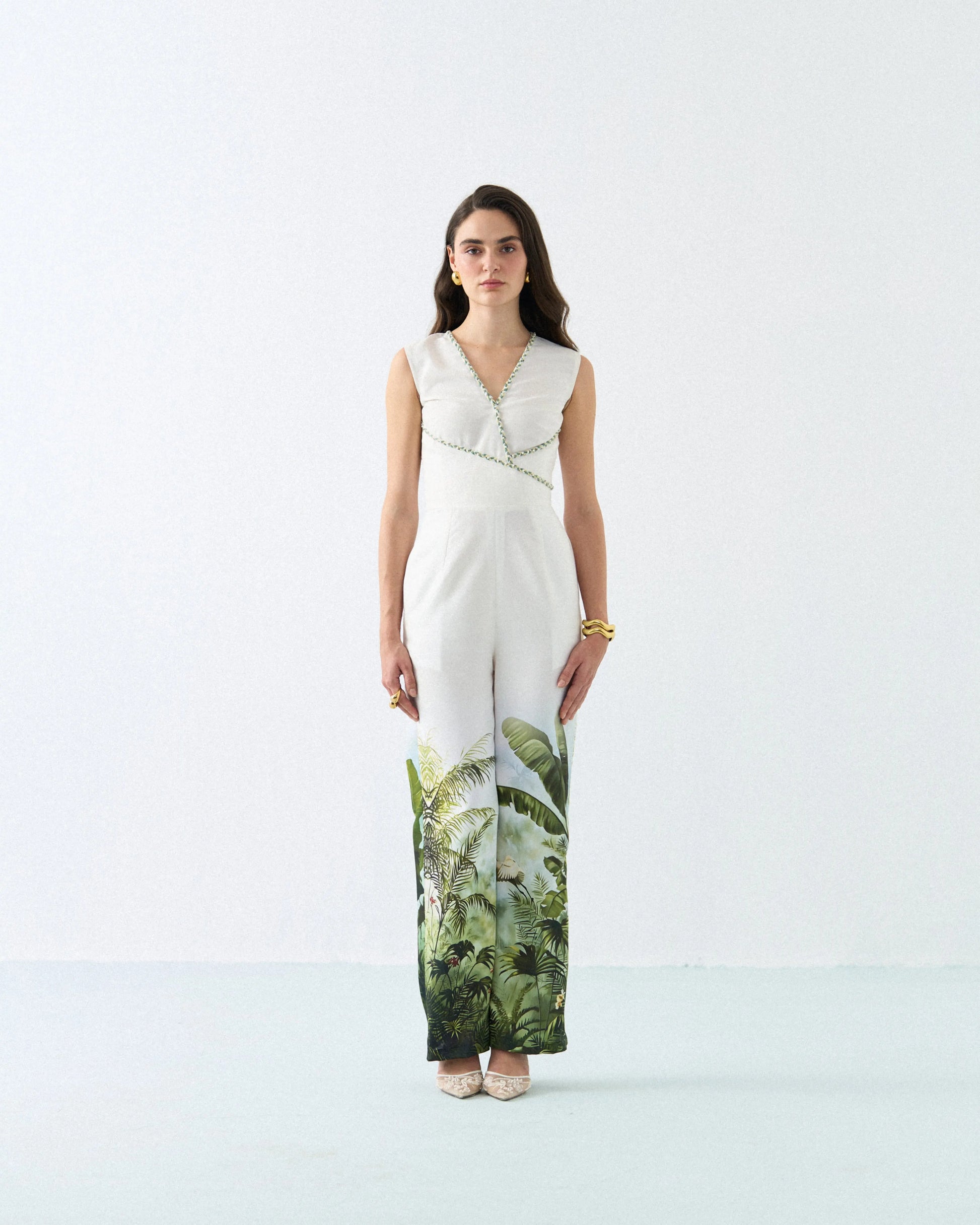 V-neck safari jumpsuit Label By Mohita