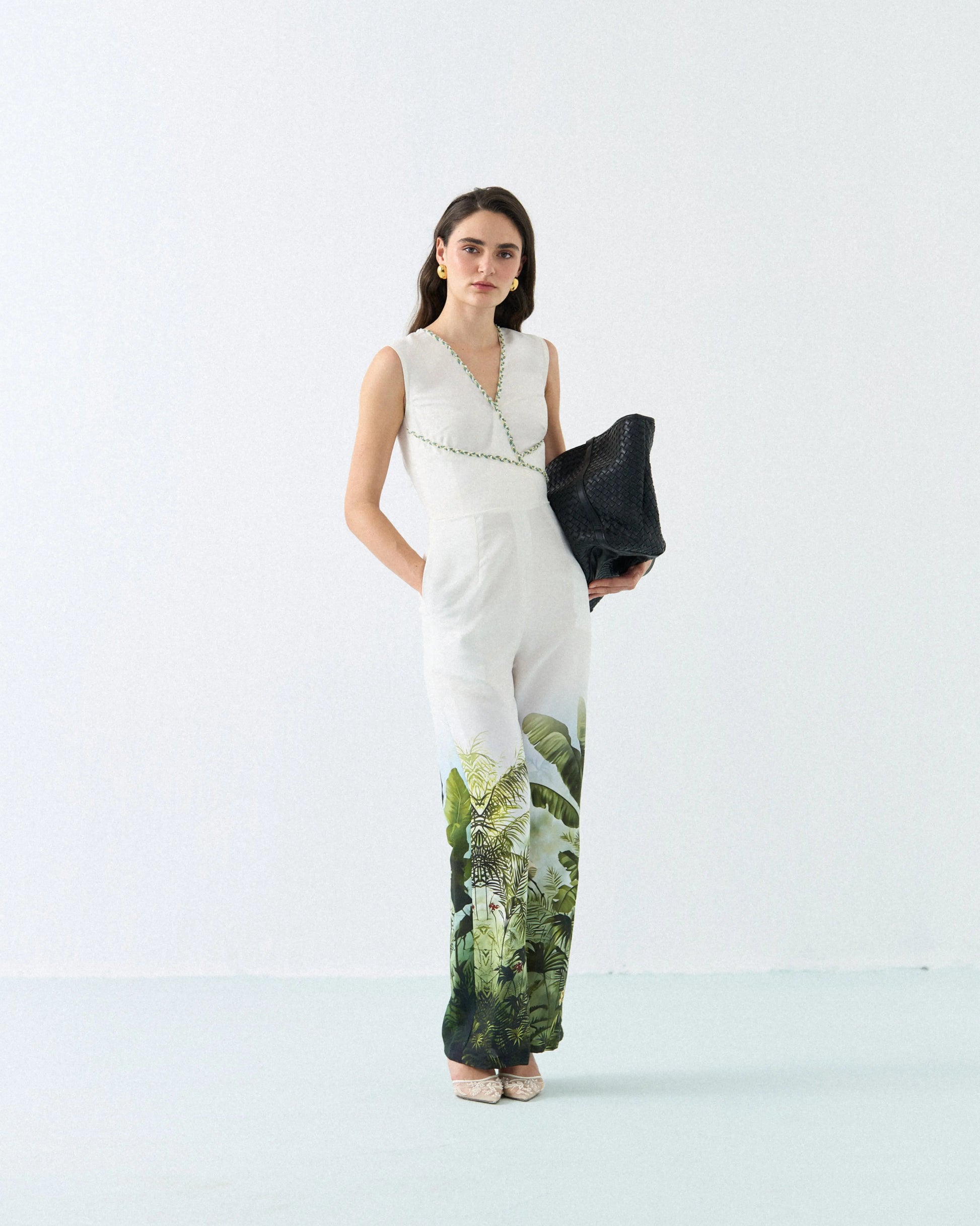 V-neck safari jumpsuit Label By Mohita