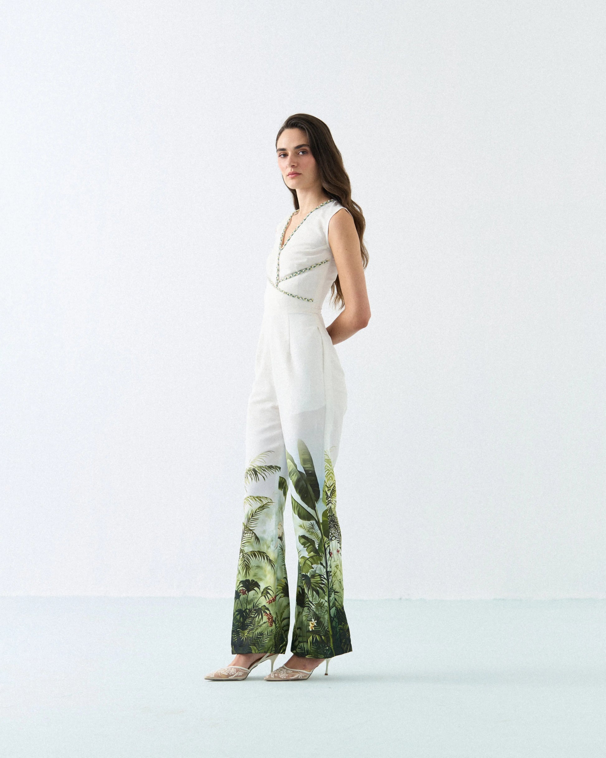 V-neck safari jumpsuit Label By Mohita