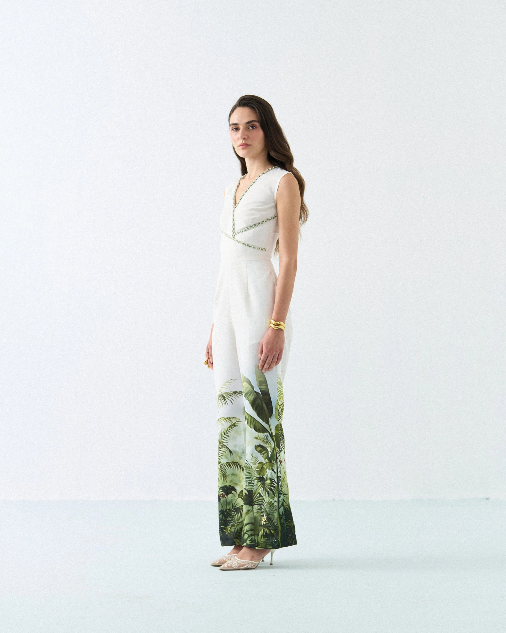 V-neck safari jumpsuit Label By Mohita