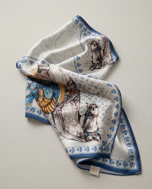 HERITAGE HORSE SCARF Label By Mohita