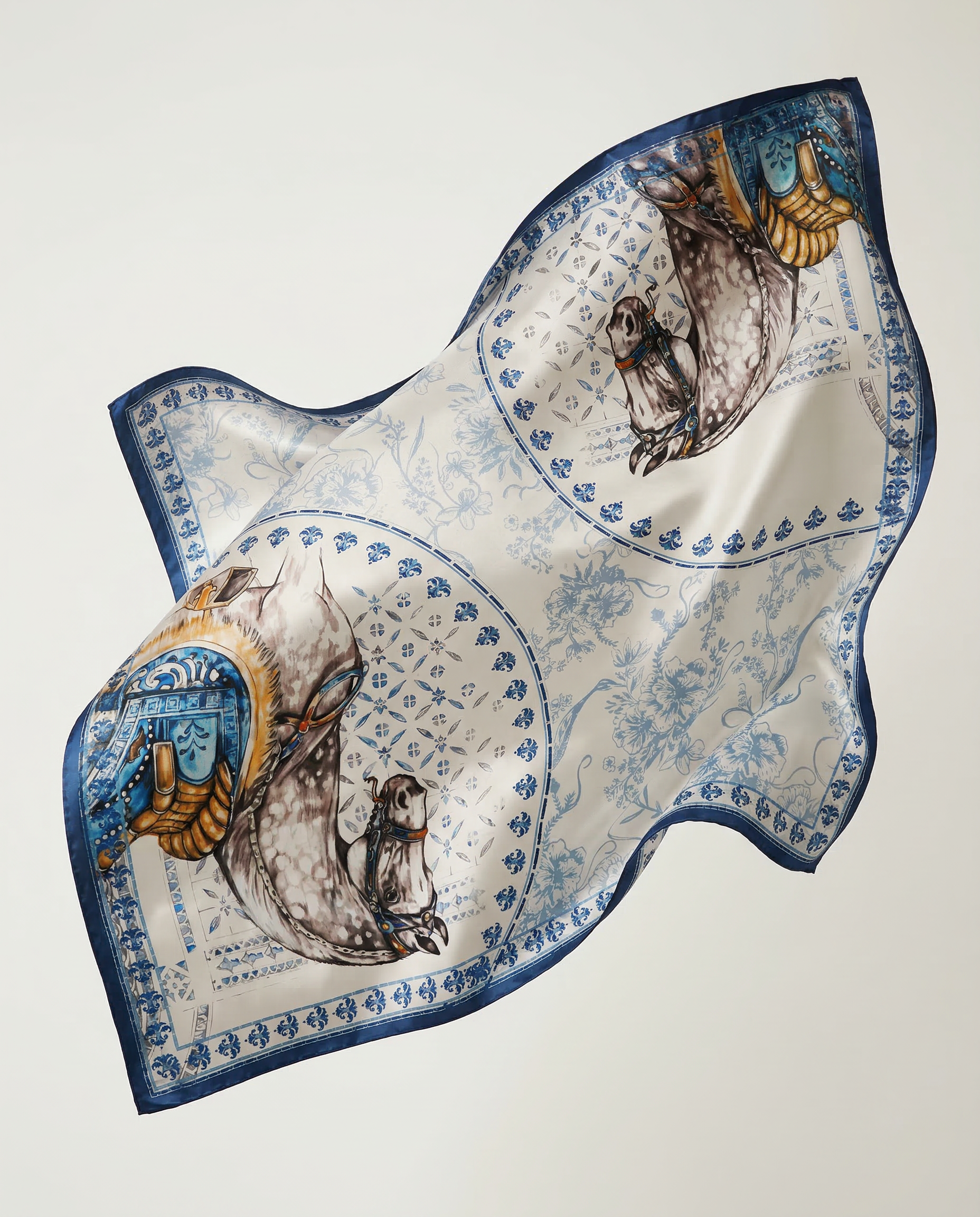 HERITAGE HORSE SCARF Label By Mohita