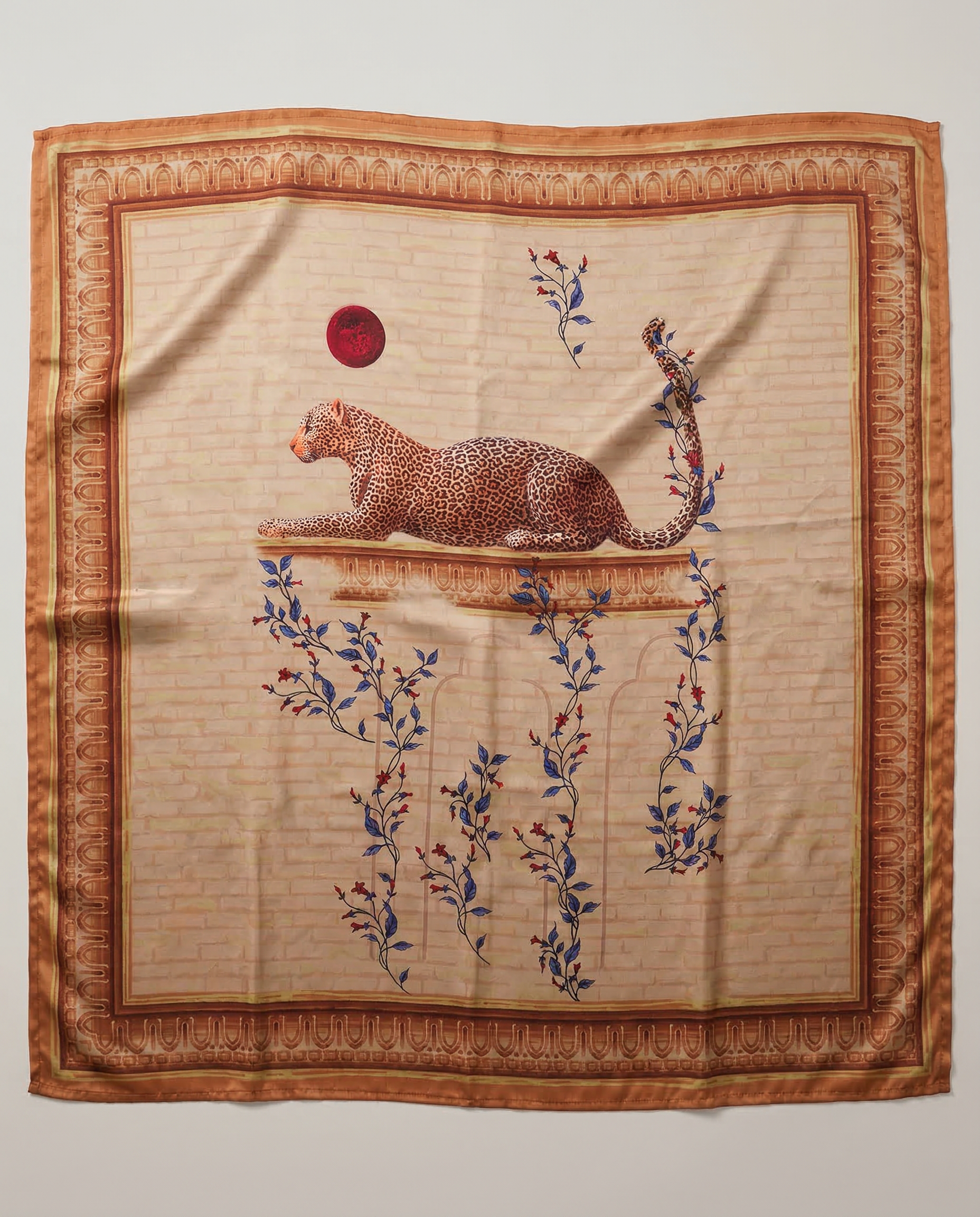 CHEETAH COURTYARD SCRAF Label By Mohita